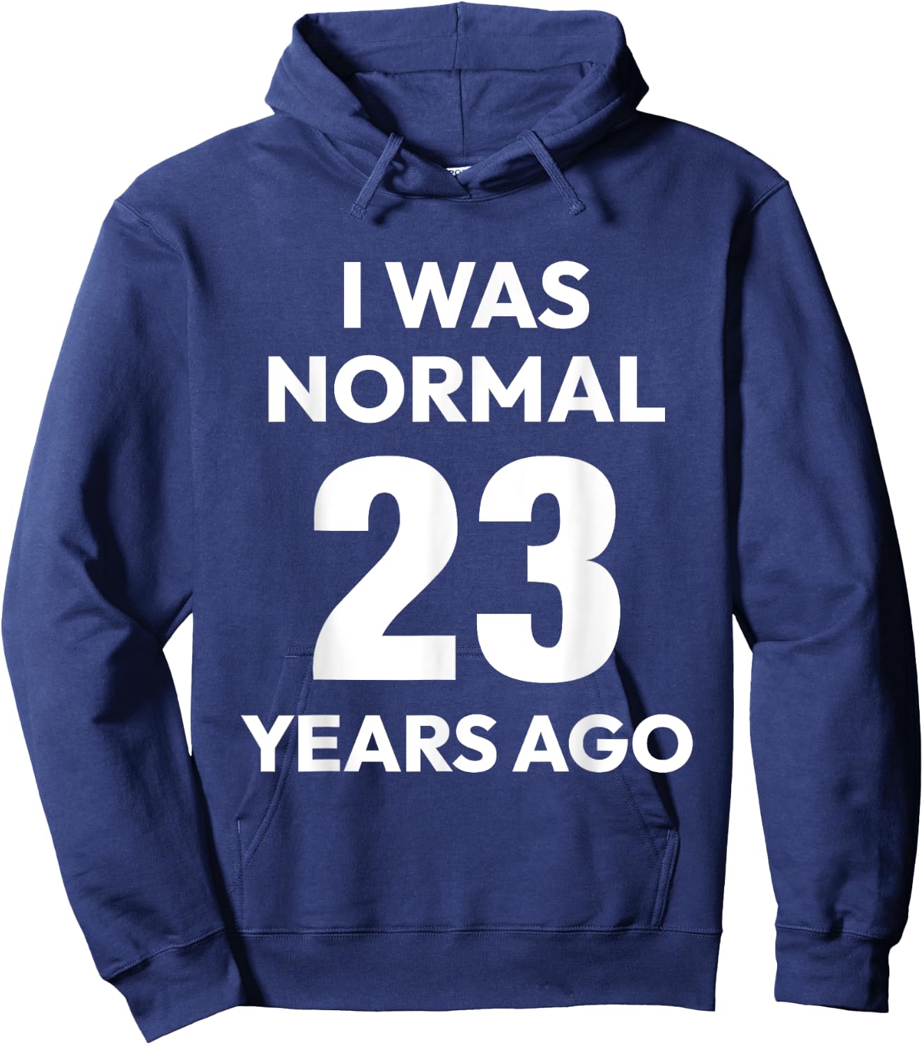 23rd Wedding Anniversary Couples Funny Husband Wife 23 Years Hoodie - Hoodie | Navy