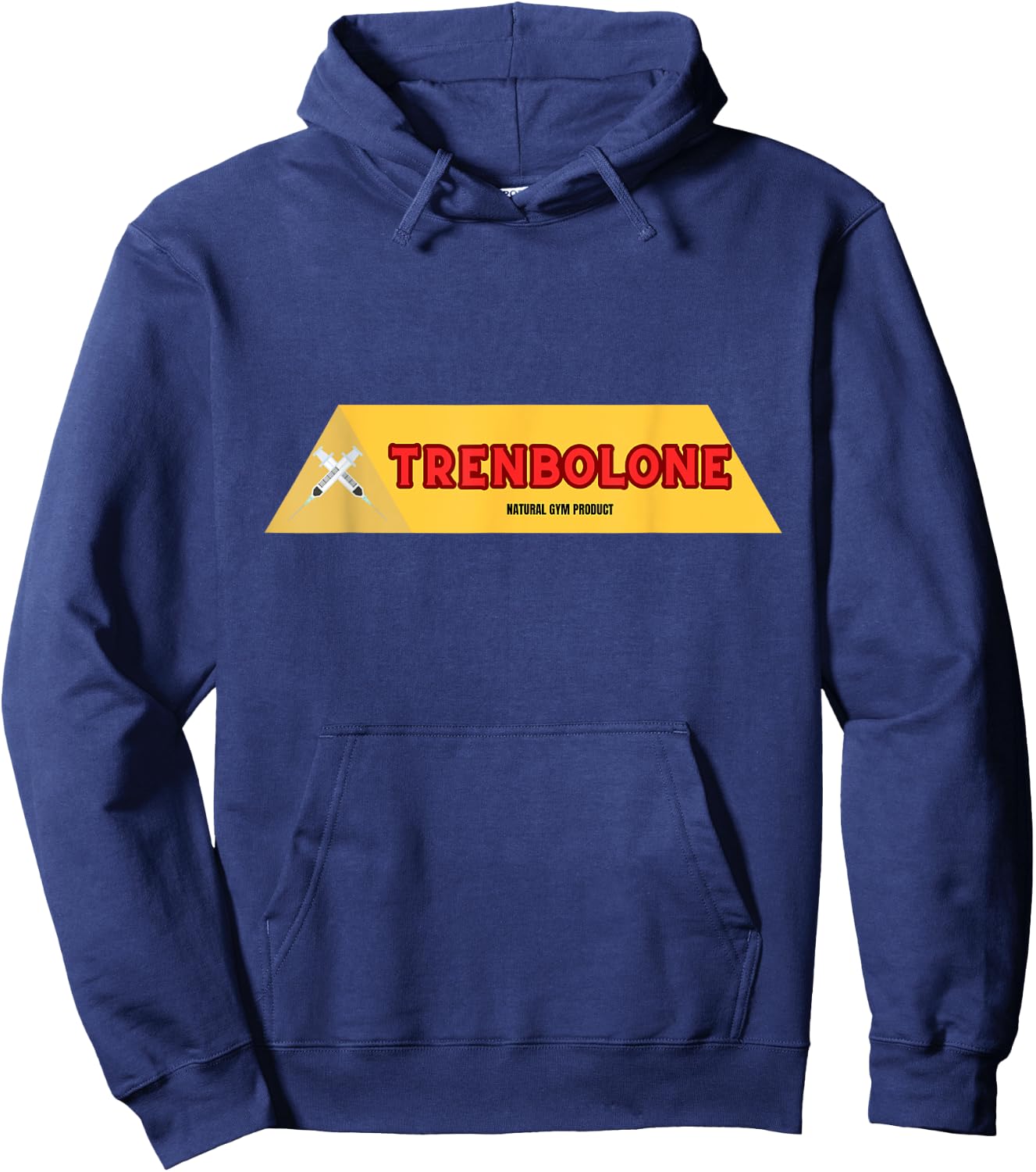 Trenbolone Bodybuilding Shirt Steroid Tren Lover Natural Bro Hoodie - Hoodie | Navy