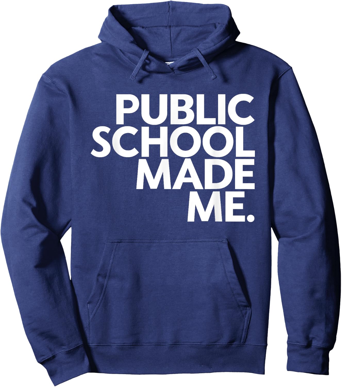 Public School Made Me School Life Teacher's Day Children Hoodie - Hoodie | Navy