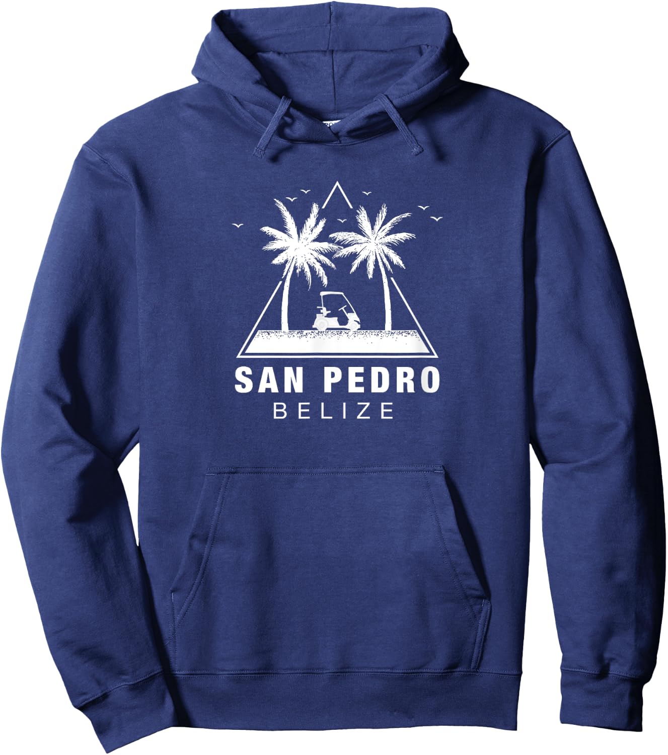 San Pedro Belize Souvenir Gift Hoodie - Hoodie | Navy