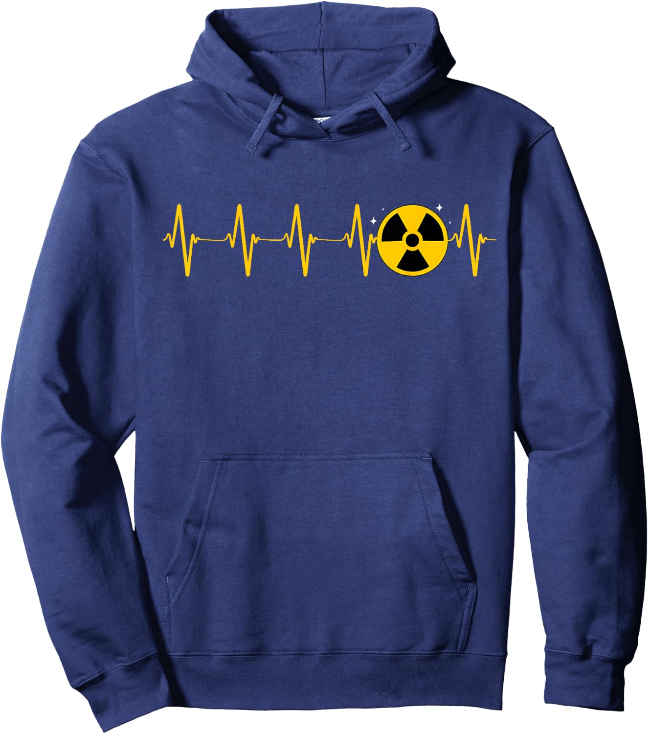 Radiology Heartbeat - EKG Heart Rate Rad Tech Radiographer Hoodie - Hoodie | Navy