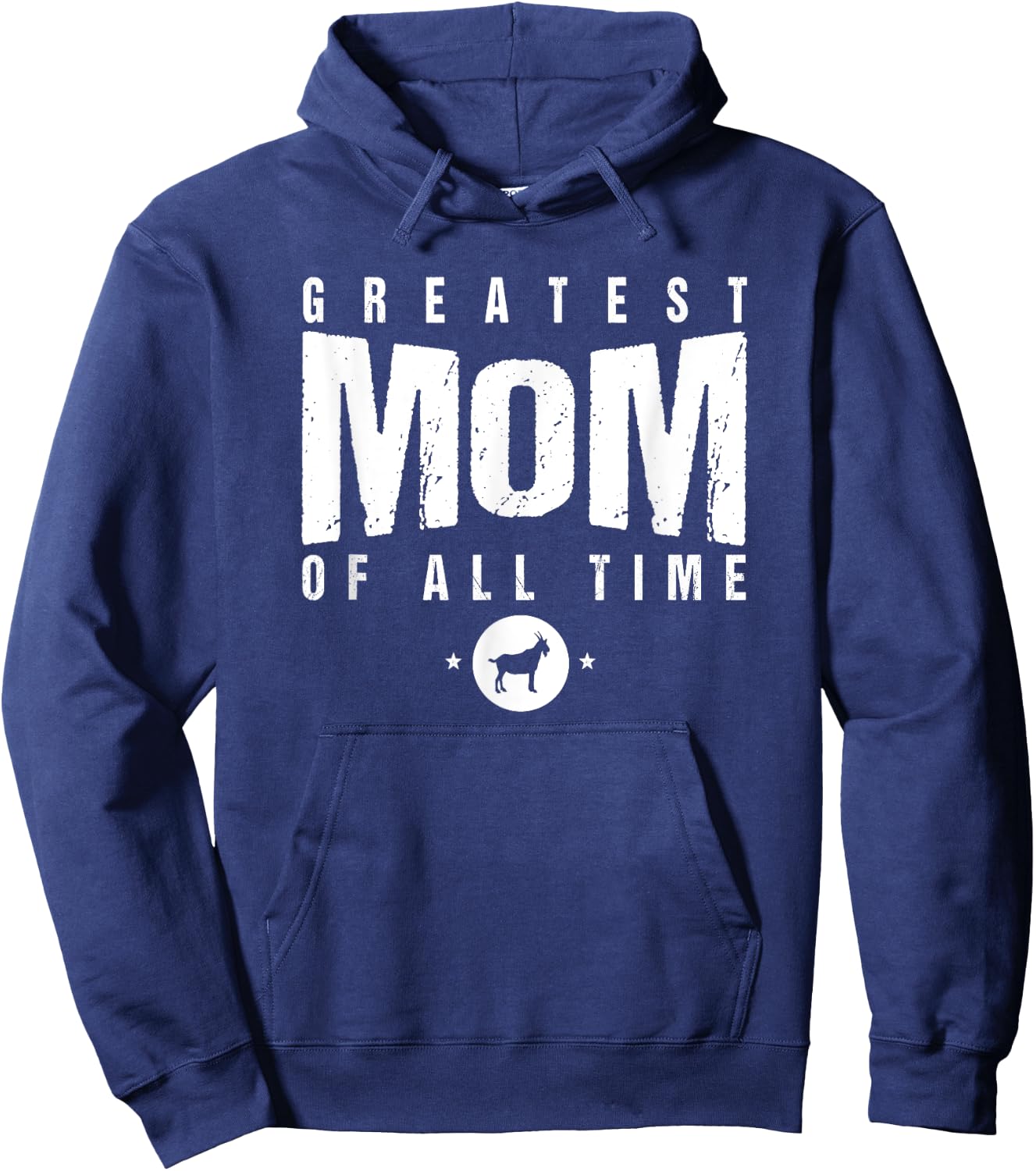 Greatest Mom of All Time Mother's Day #1 Best Mama Goat Icon Hoodie - Hoodie | Navy