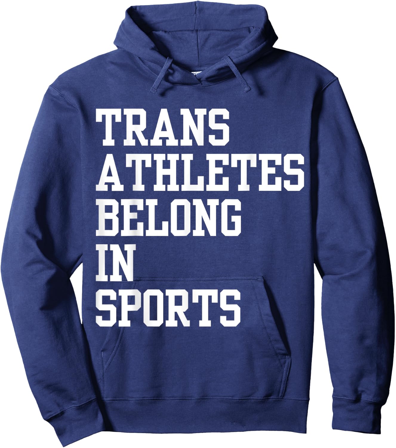 Trans Athletes Belong In Sport Hoodie - Hoodie | Navy
