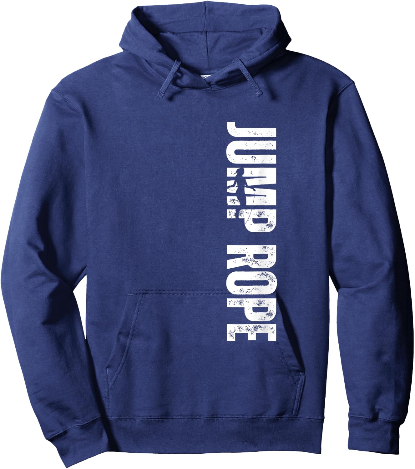 Jump Rope Vintage Distressed Jumping Rope Hoodie - Hoodie | Navy