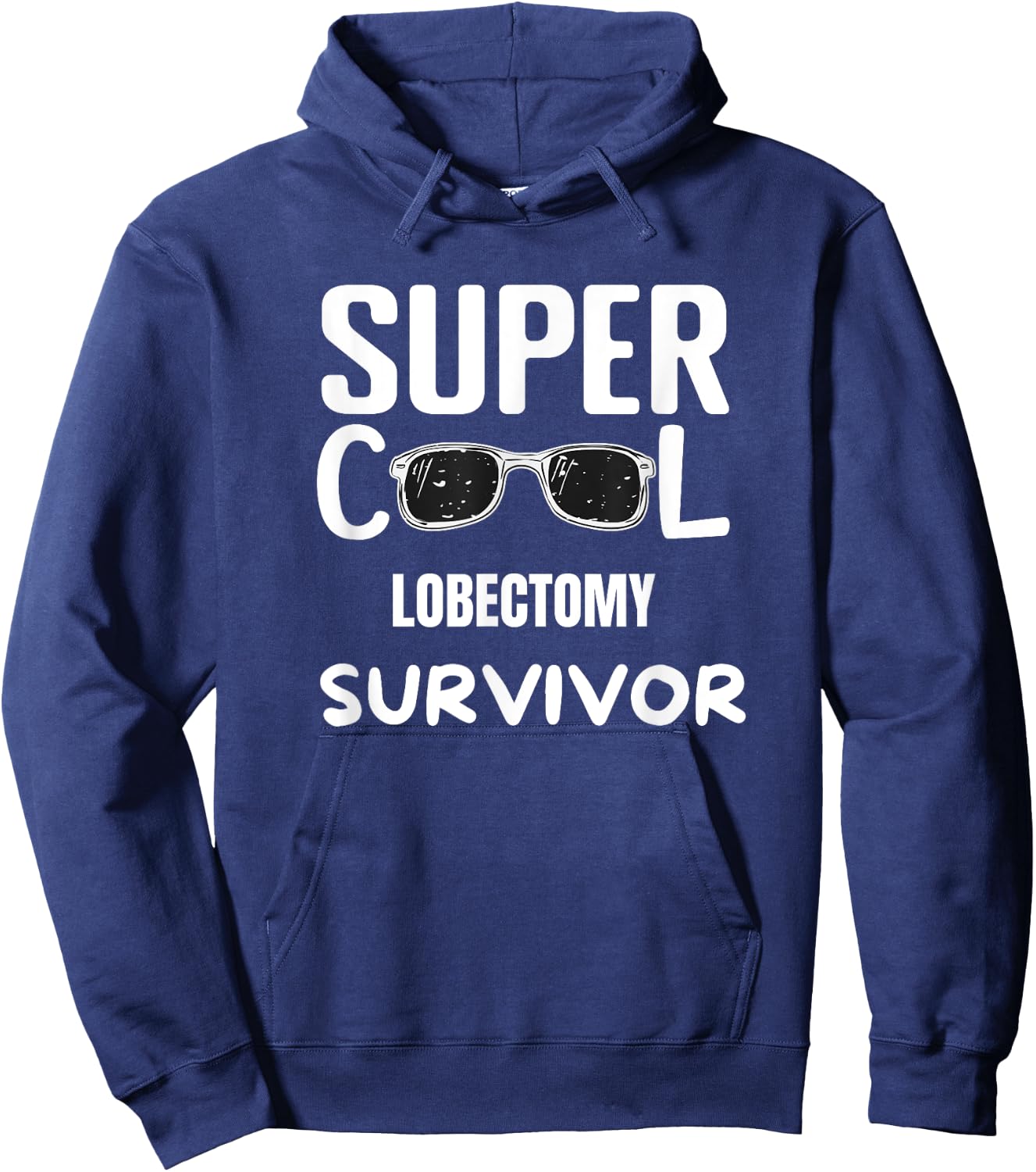 Lobectomy Patients Survivor Rehab Recovery Hoodie - Hoodie | Navy
