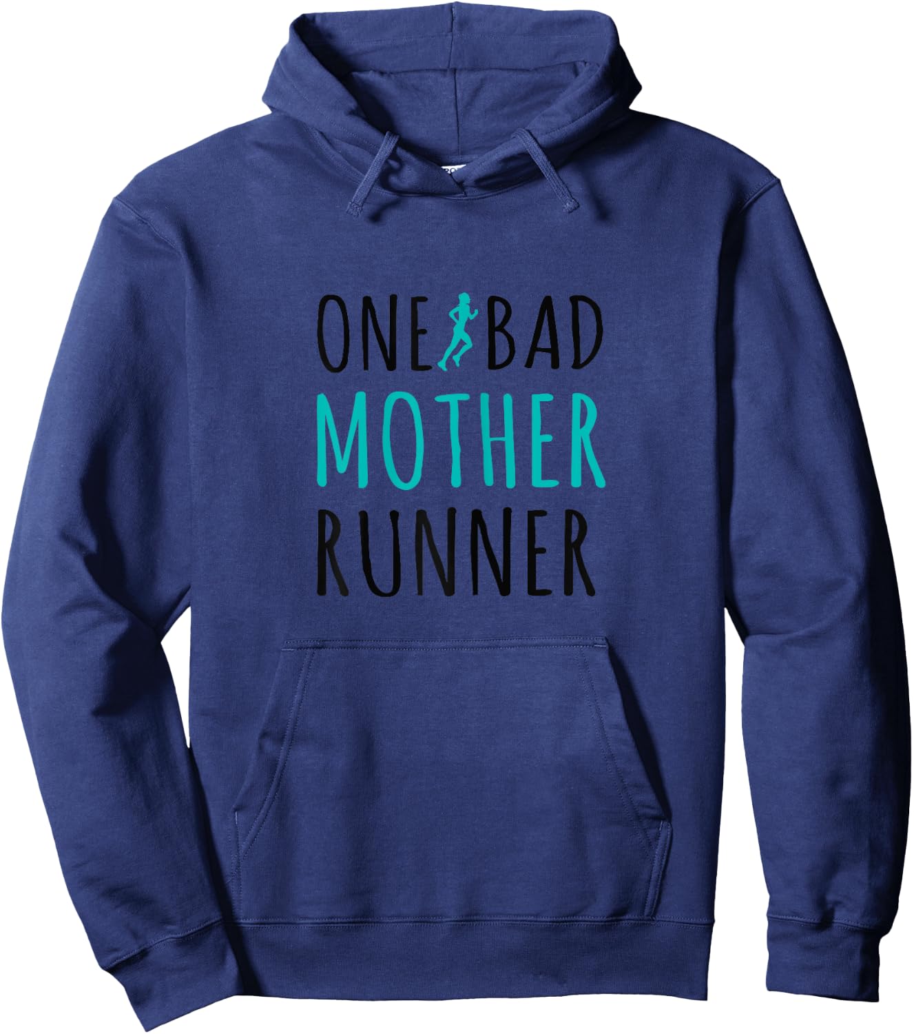 One Bad Mother Runner Hoodie - Hoodie | Navy