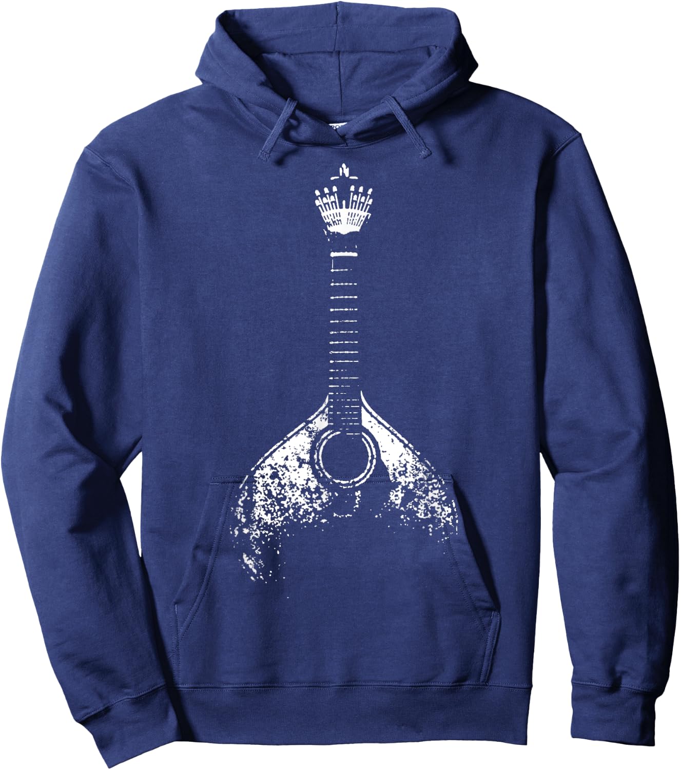 Vintage Portuguese Guitar Fado Music Portugal Hoodie - Hoodie | Navy