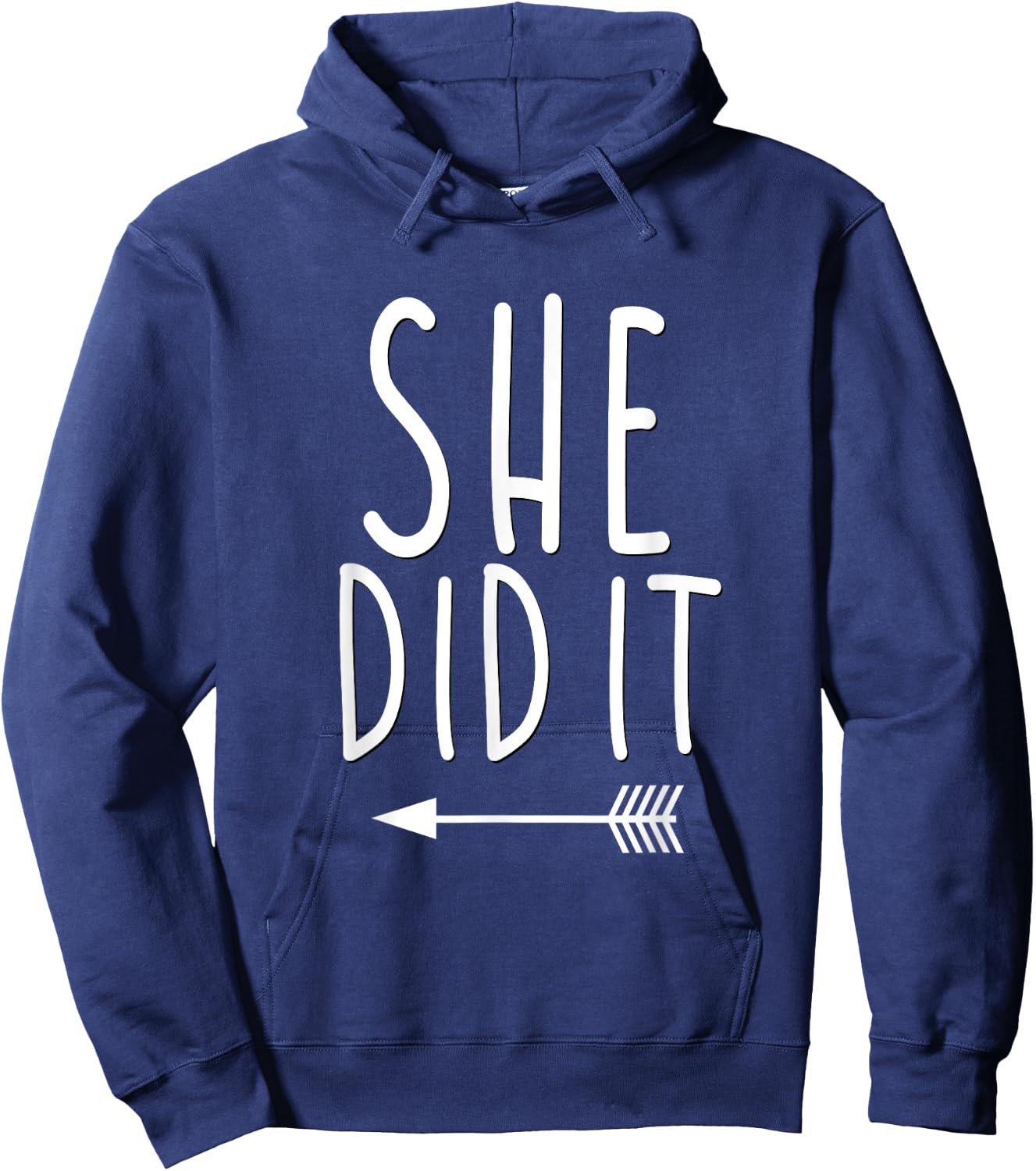 Funny She Did It Shirt Brother Sister Kids Matching Family Hoodie - Hoodie | Navy