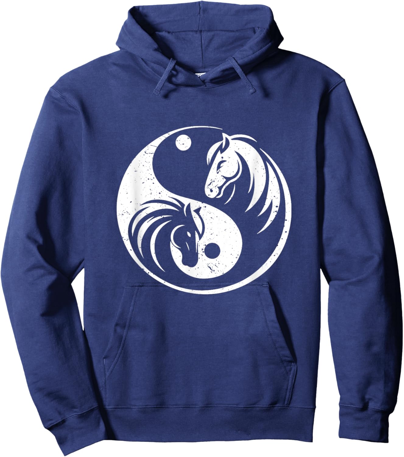 Yin And Yang Horse For Every Horseman And Rider Horse Lover Hoodie - Hoodie | Navy