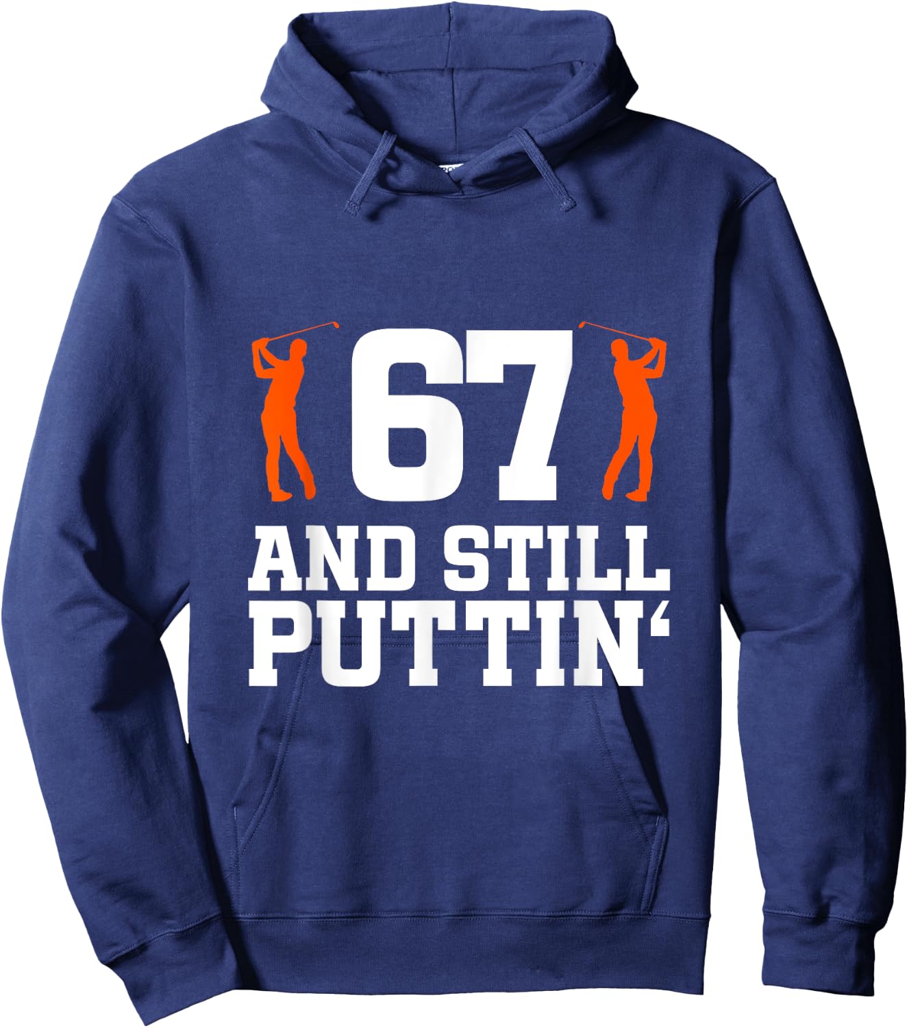 67th Birthday Golf 67 Years Old Golf Player Birthday Hoodie - Hoodie | Navy