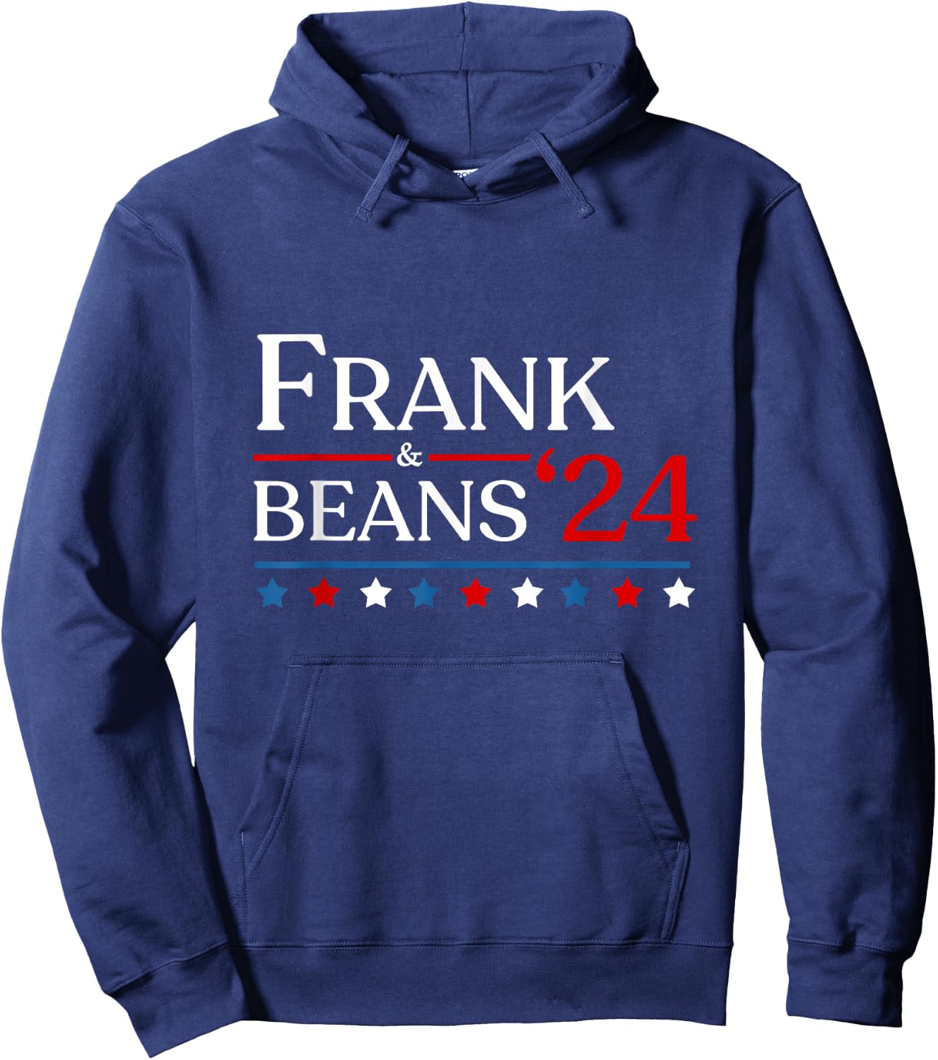 Frank & Beans Novelty 2024 USA Election Campaign '24 Hoodie - Hoodie | Navy