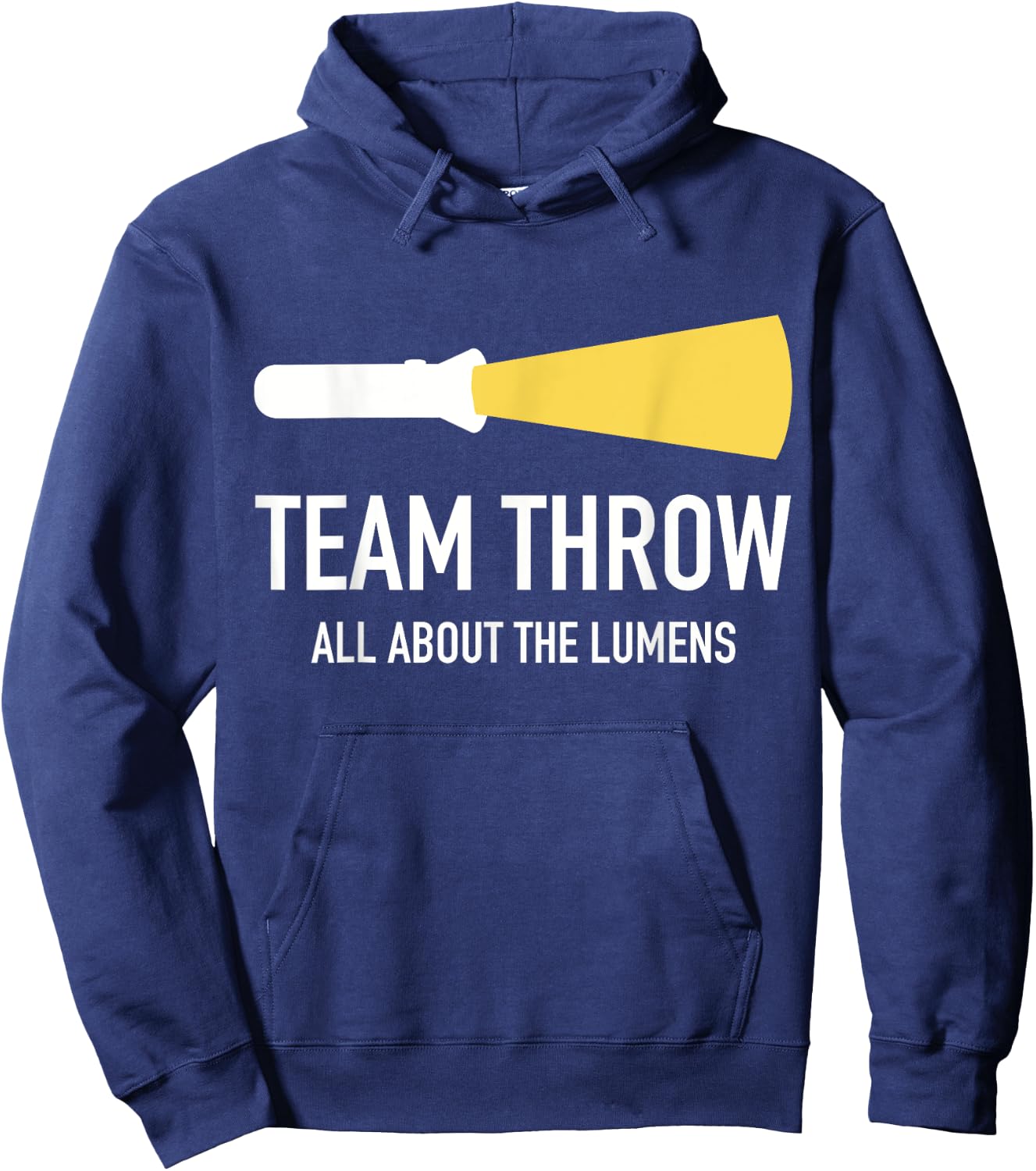 Team Throw Flashlight Enthusiasts Lumen Hobby Hoodie - Hoodie | Navy