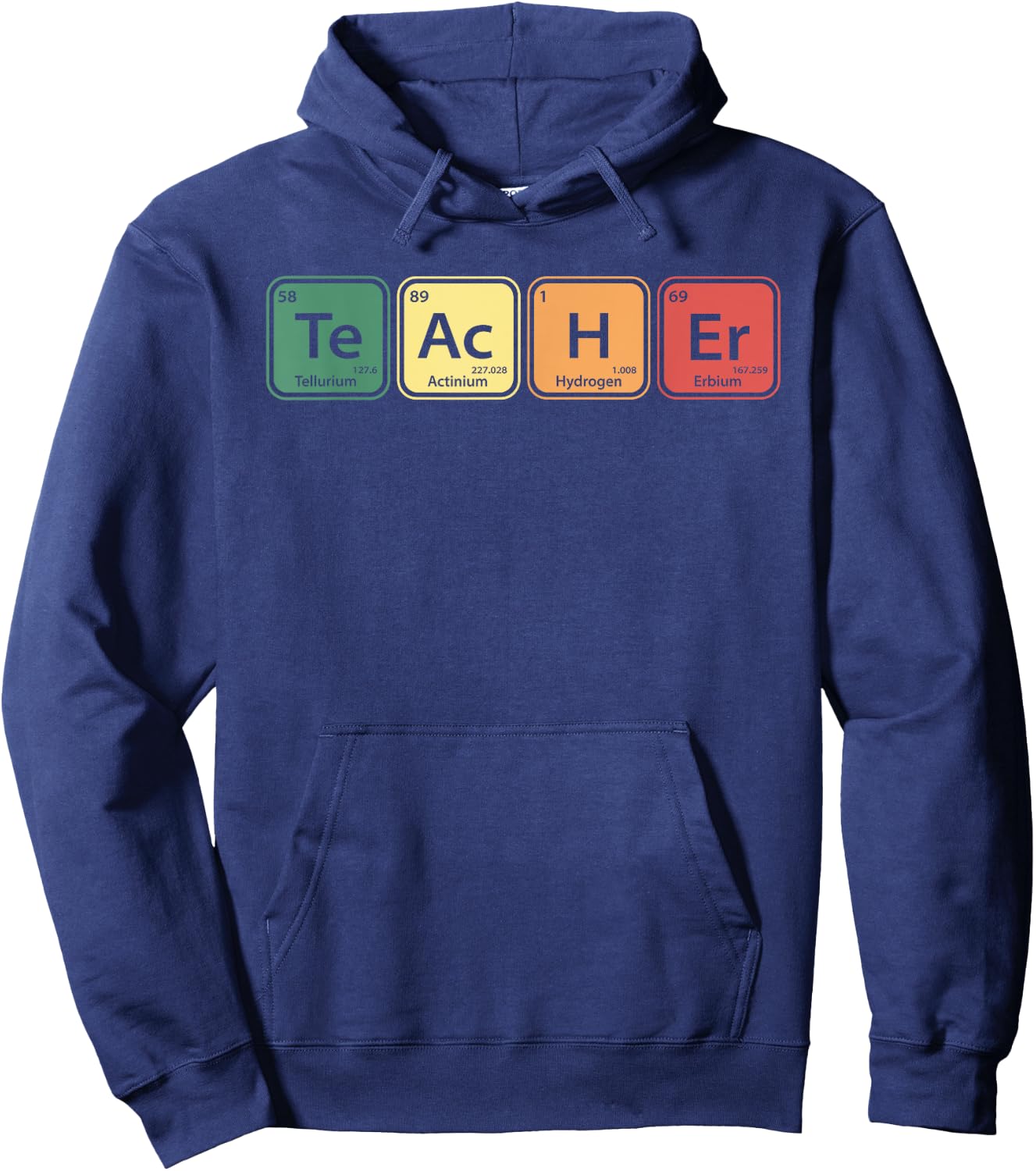 Chemistry Teacher Element Symbols Periodic Table Chemist Hoodie - Hoodie | Navy