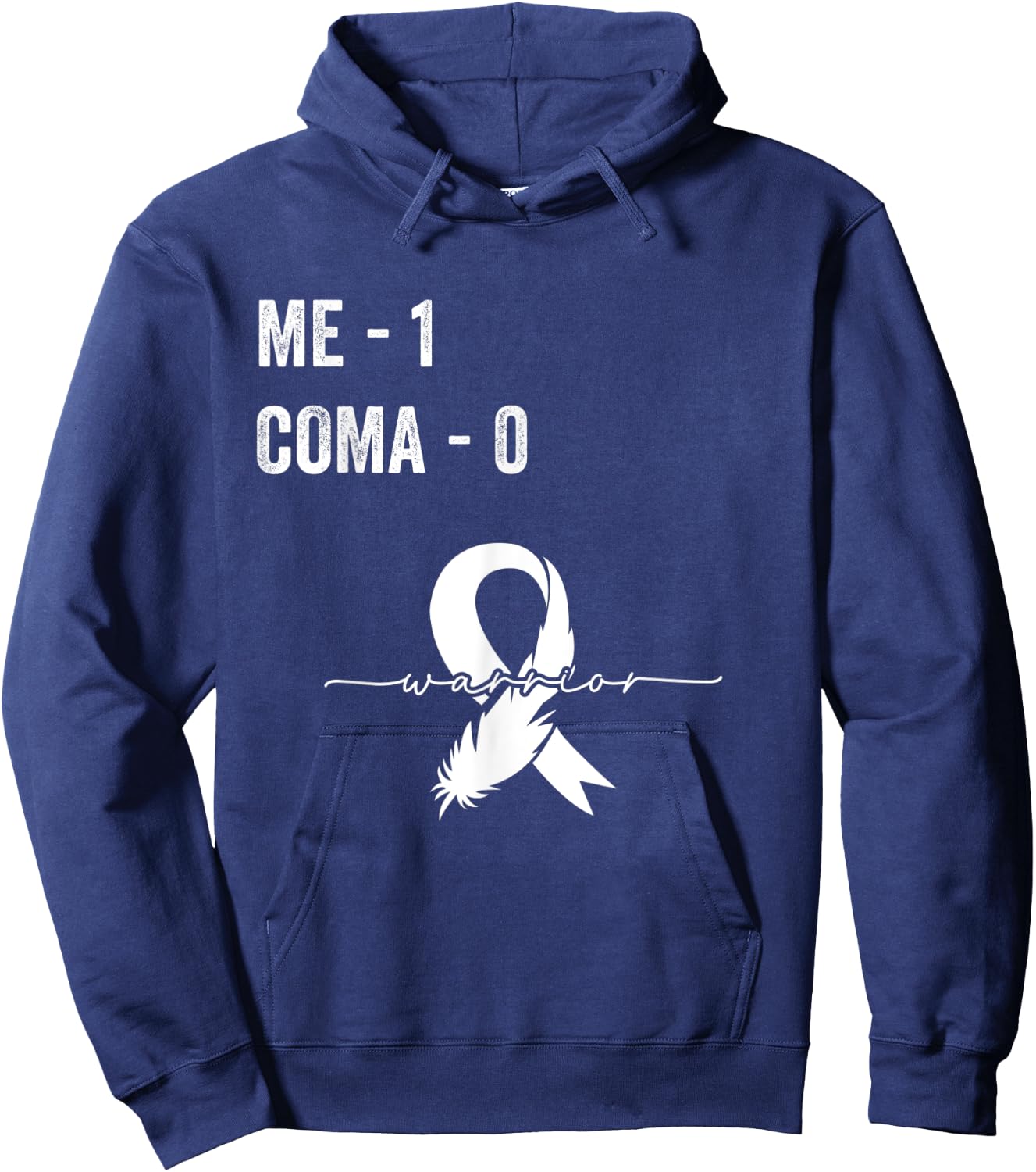 Coma Survivor Coma Awareness Support Recovery Hoodie - Hoodie | Navy