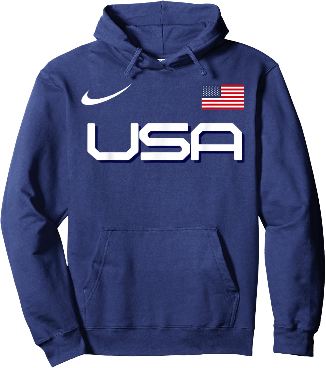 Patriotic USA Sports Style Hoodie - Hoodie | Navy