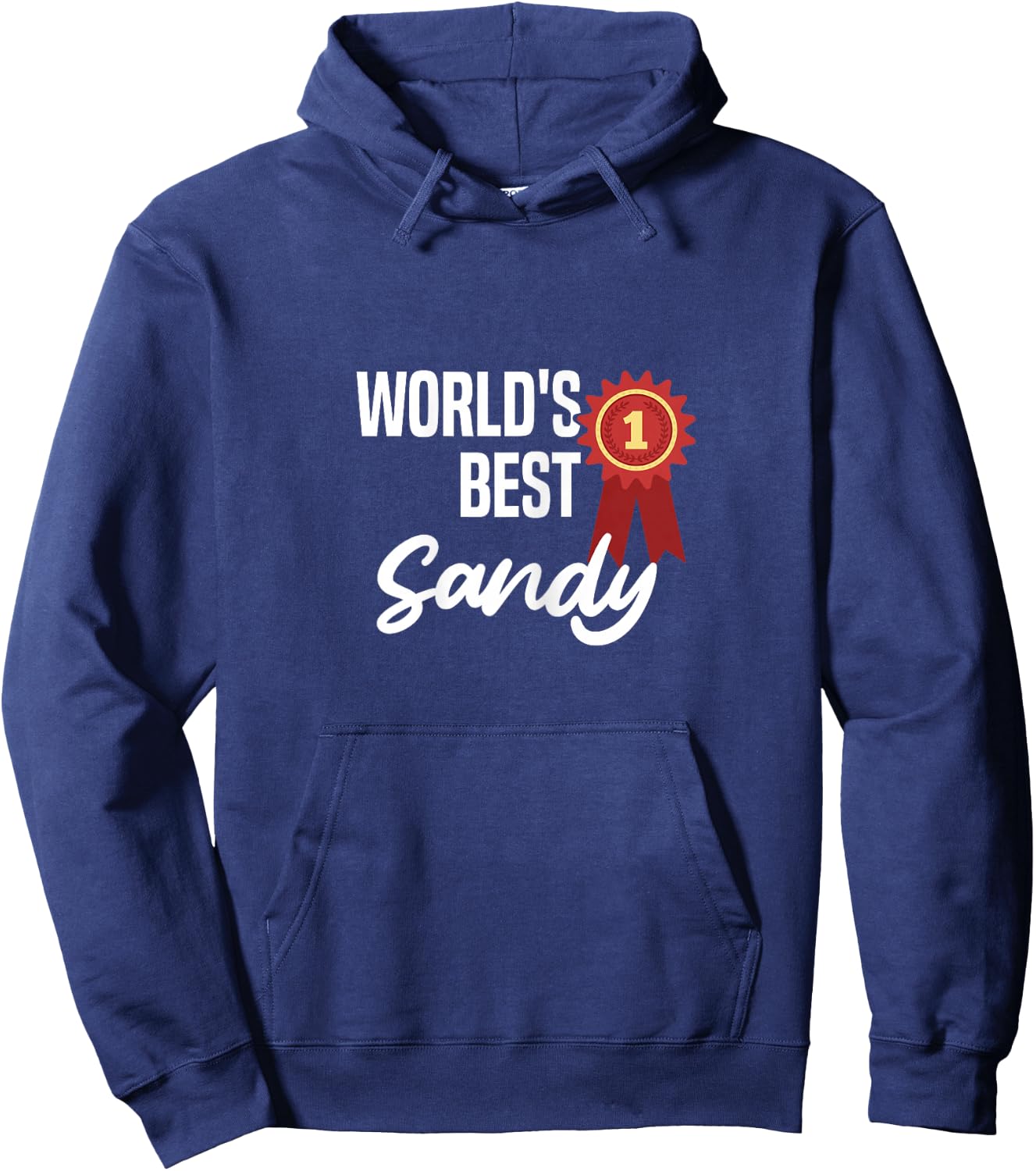 World's Best Sandy Name Personalized Hoodie - Hoodie | Navy