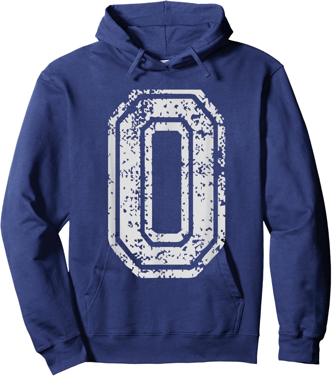 Team Jersey Uniforms Number 0 Zero School Sports Birthdays Hoodie - Hoodie | Navy