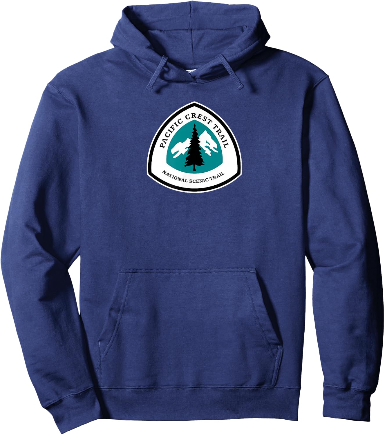 Pacific Crest Trail National Scenic Trail Sign Hoodie - Hoodie | Navy