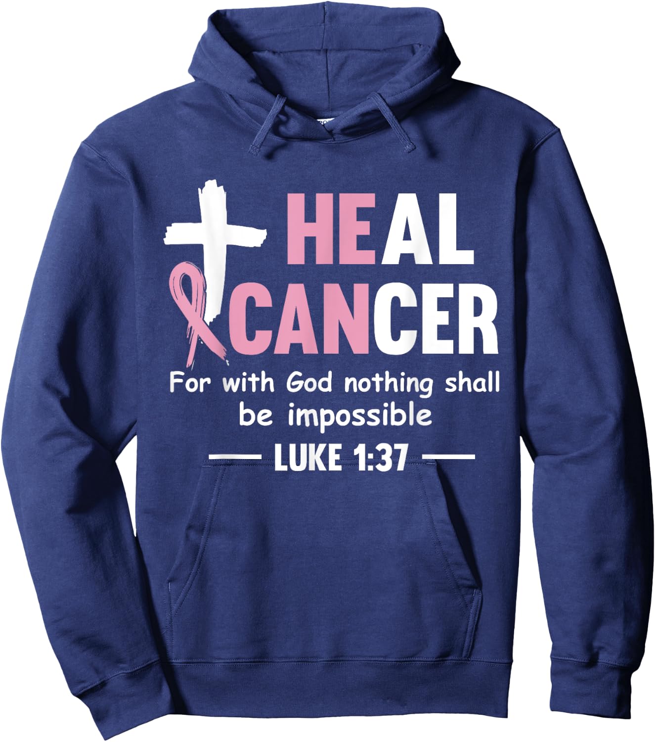 Breast Cancer Awareness Women Breast Cancer Awareness Hoodie - Hoodie | Navy