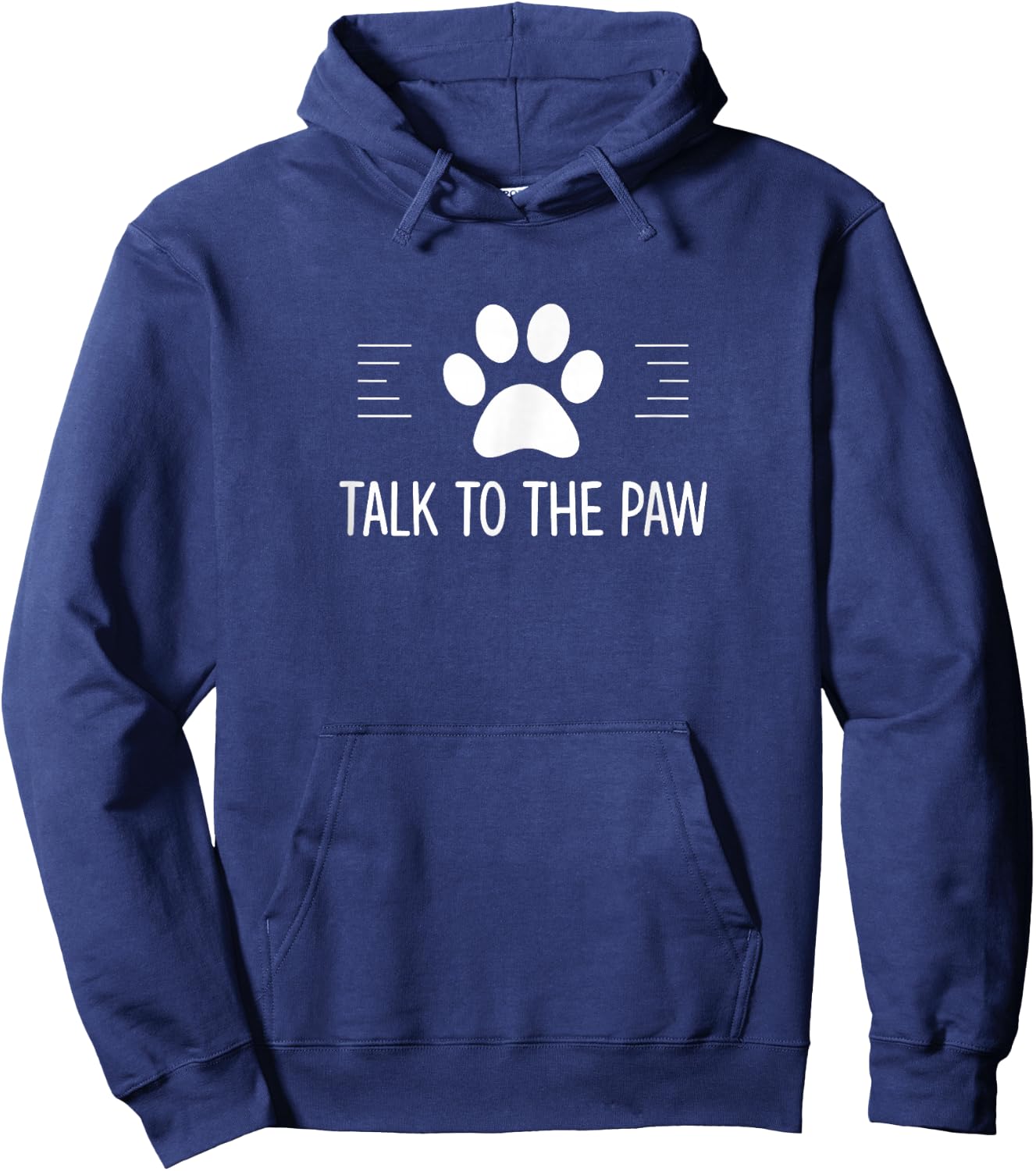 Talk To The Paw Hoodie - Hoodie | Navy