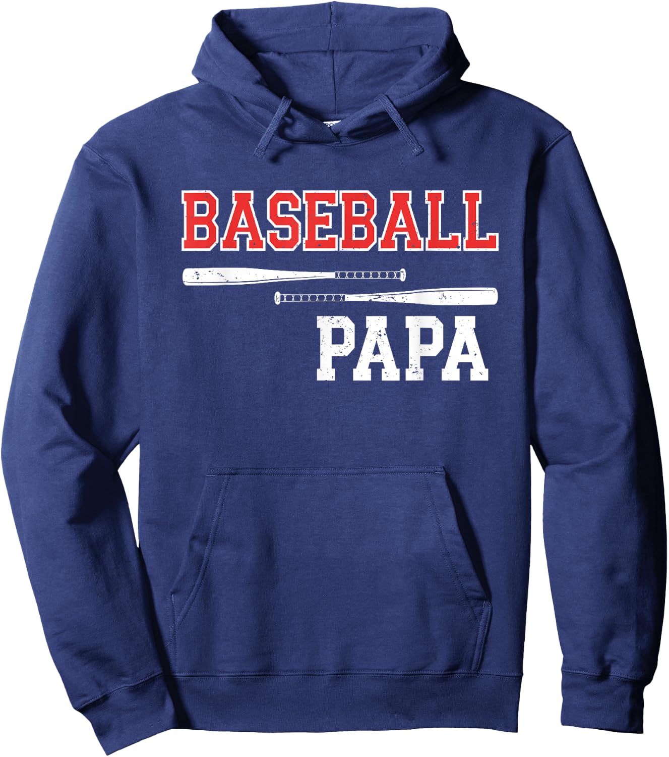 Baseball Papa Grandpa Grandson Games Hoodie - Hoodie | Navy
