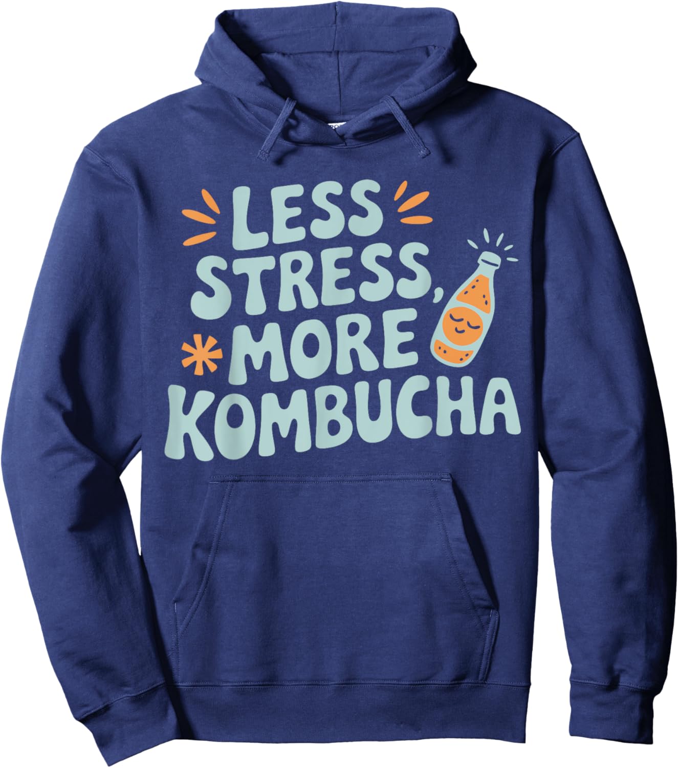 Kombucha Lover Healthy Drink More Kombucha Hoodie - Hoodie | Navy