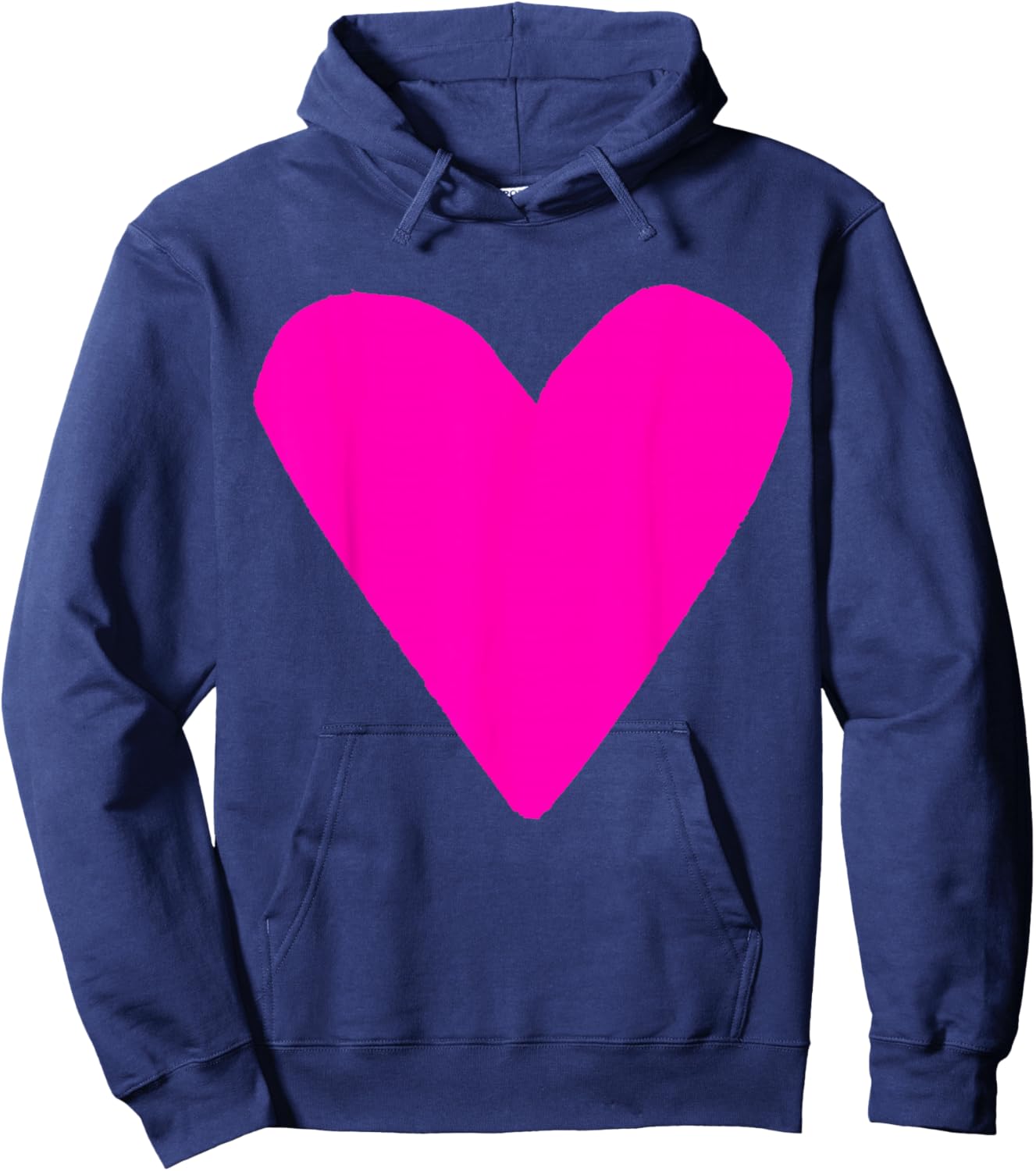 Pink Heart Purple Hoodie - Hoodie | Navy