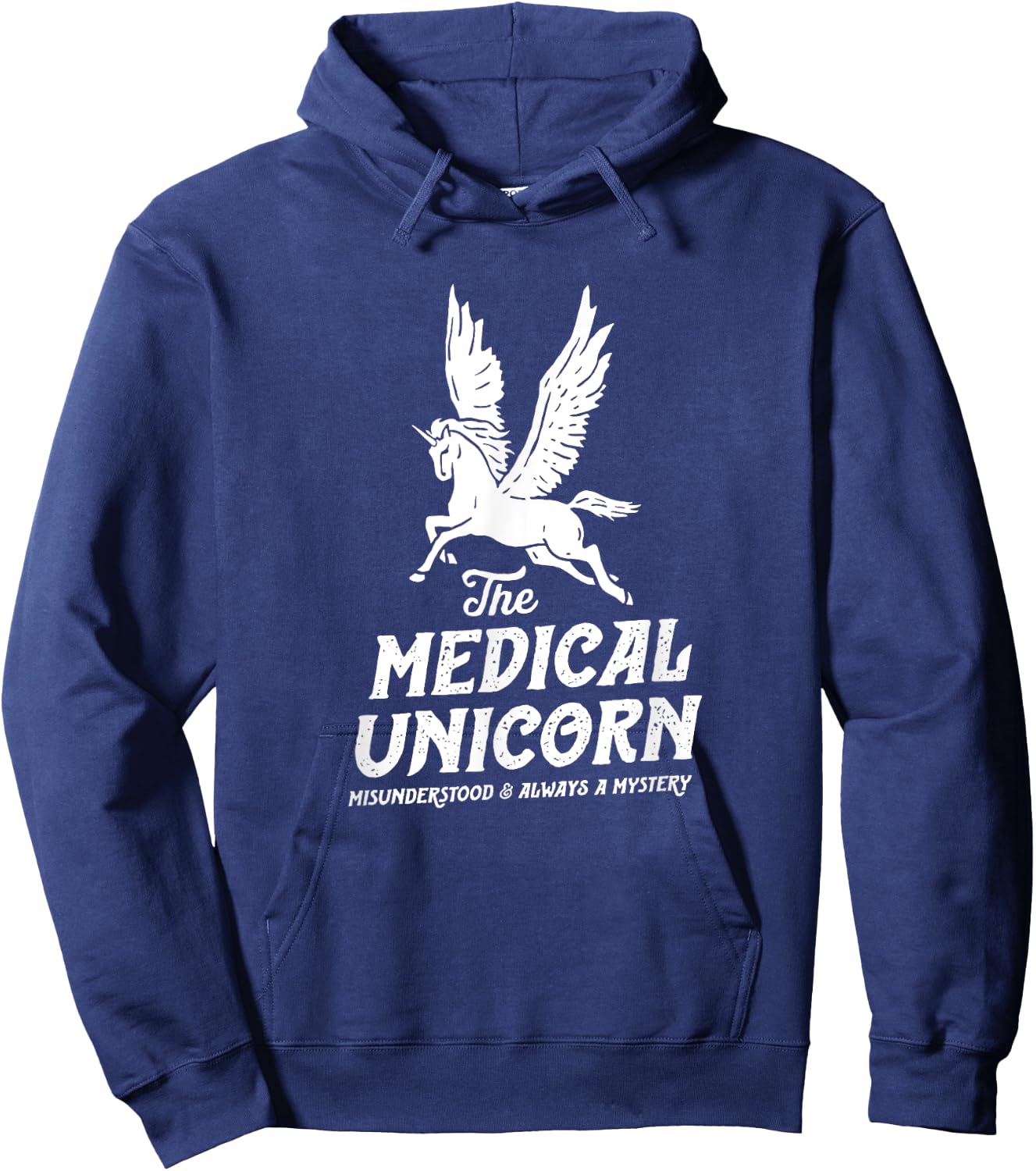 The Medical Unicorn Always A Mystery Rare Disease Awareness Hoodie - Hoodie | Navy