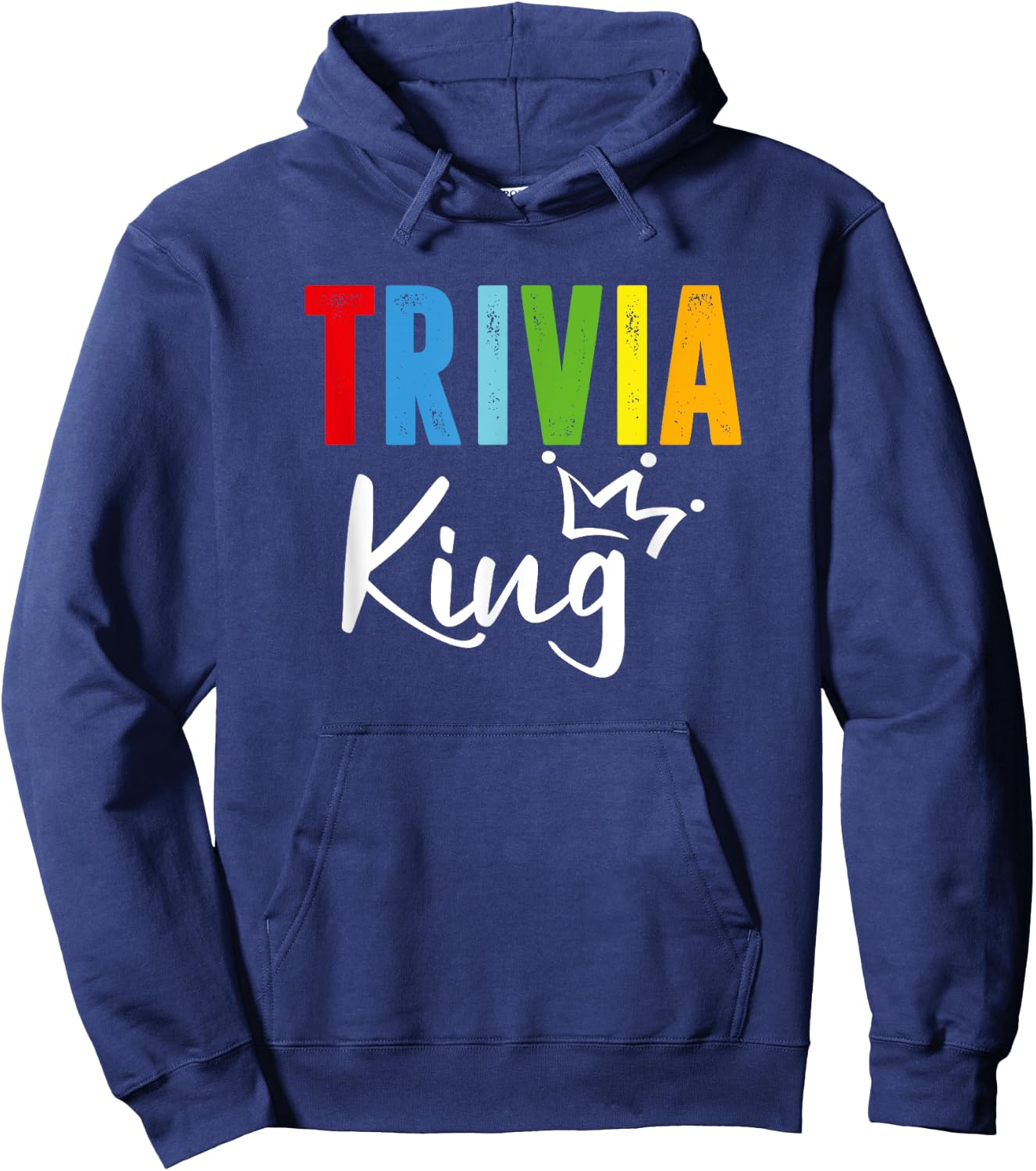 Trivia King, Funny Quiz Master Hoodie - Hoodie | Navy