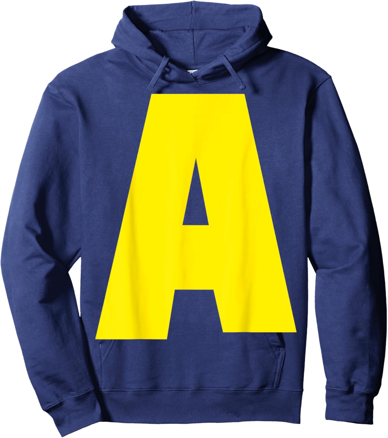 "A" Letter Chipmunk Group Matching Funny Halloween Letter A Hoodie - Hoodie | Navy