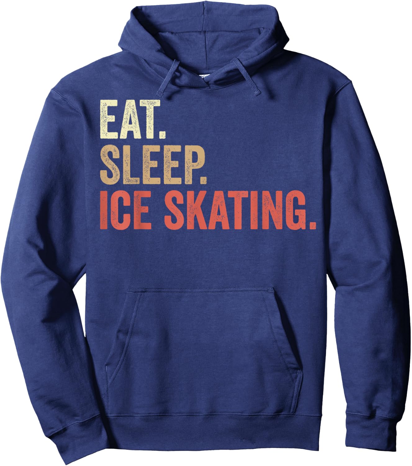 Funny Ice Skating Lovers Men Women Kids Figure Ice Skater Hoodie - Hoodie | Navy