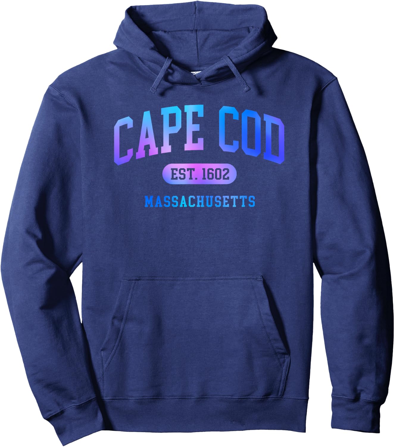 Cape Cod Massachusetts Preppy Throwback Boys Girls Souvenir Hoodie - Hoodie | Navy