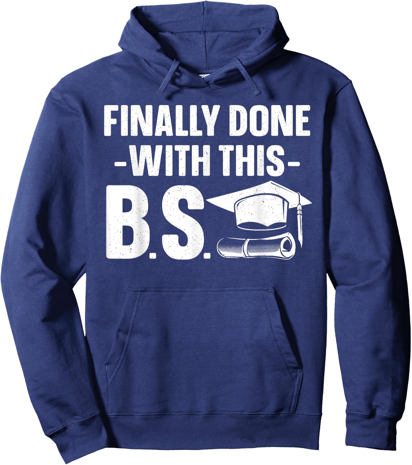 Graduation Art Women Bachelor Of Science Graduation Hoodie - Hoodie | Navy