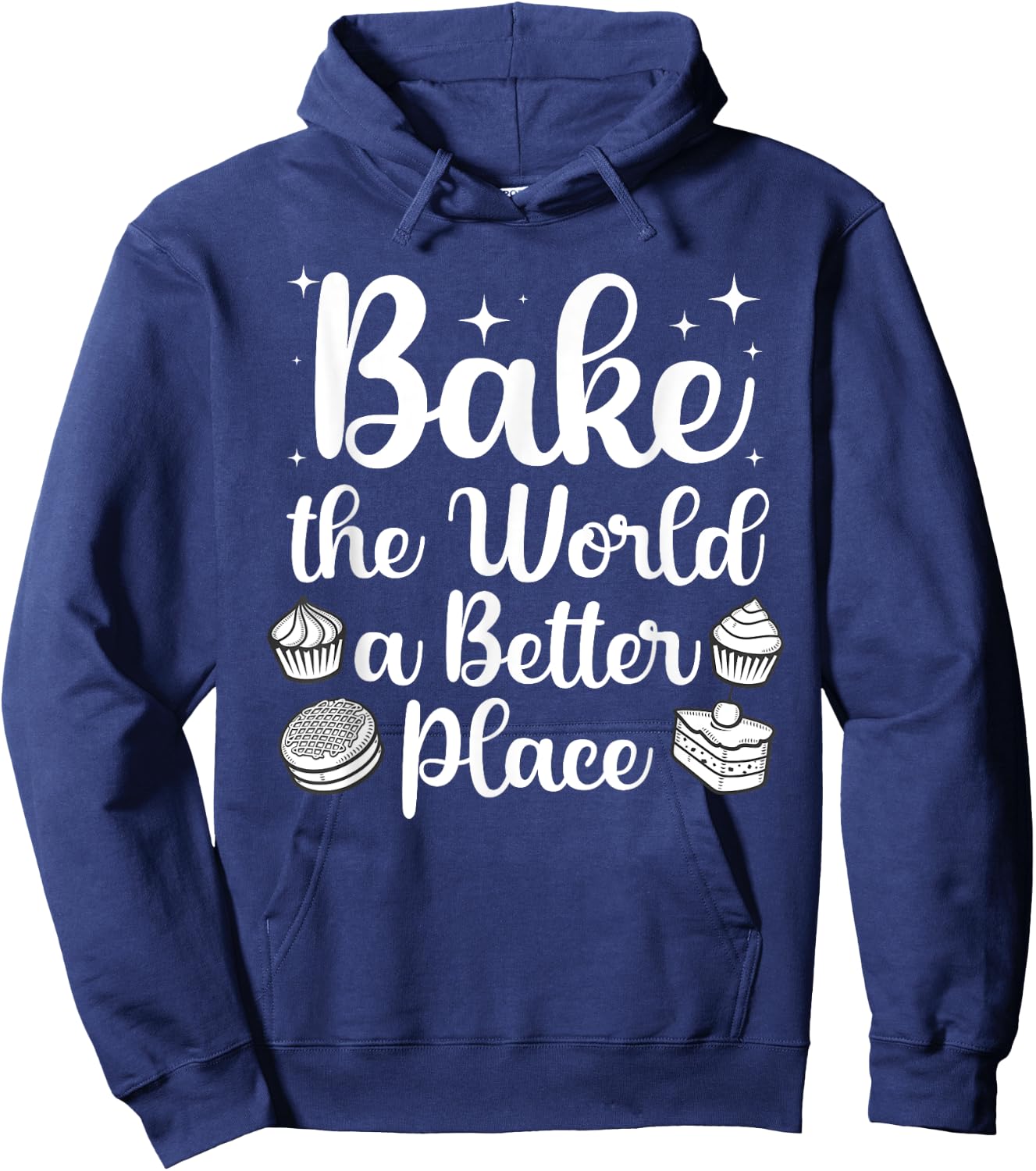 Best Baking Design Women Pastry Chef Baker Baking Hoodie - Hoodie | Navy