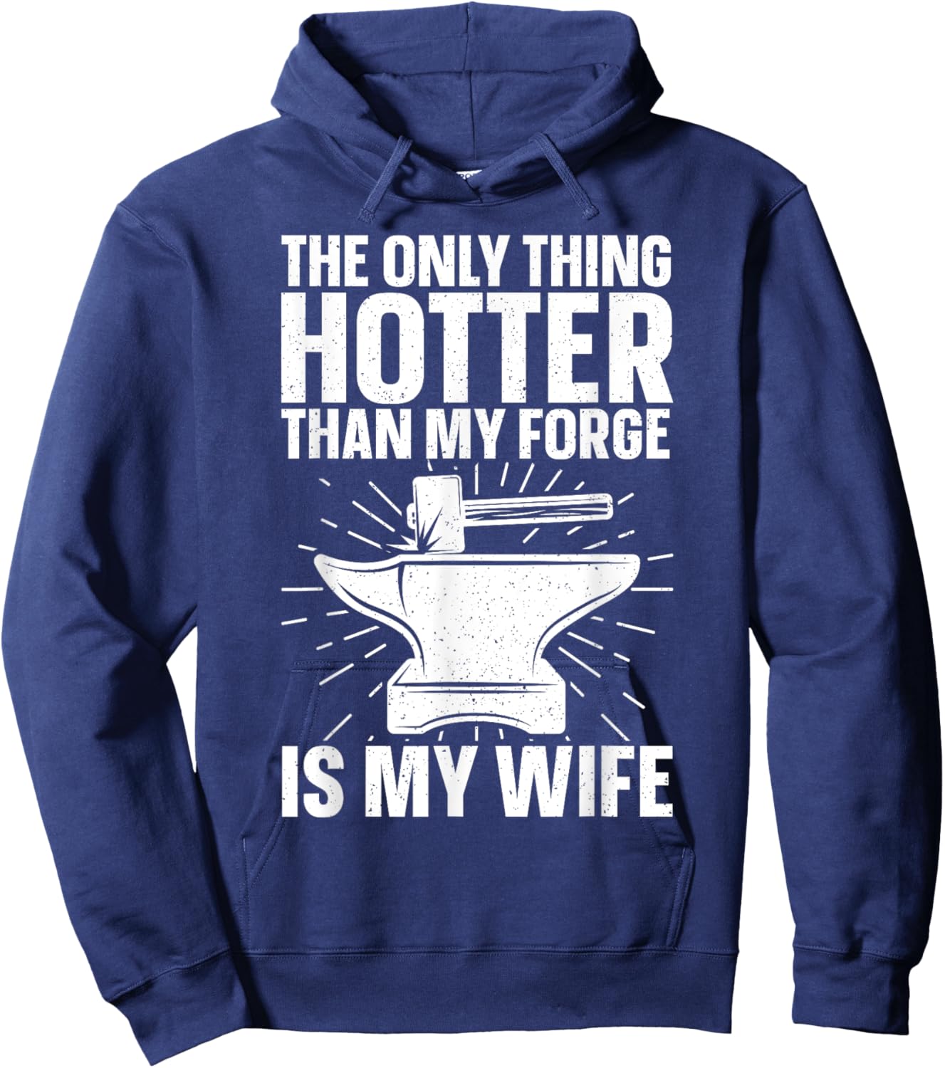 Funny Blacksmith Art Boys Blacksmithing Tool Forging Hoodie - Hoodie | Navy