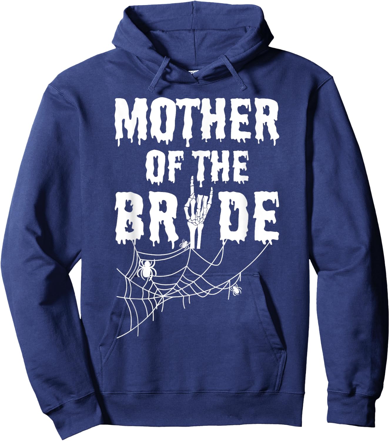 Mother Of The Bride Maid Of Horror Halloween Bachelorette Hoodie - Hoodie | Navy