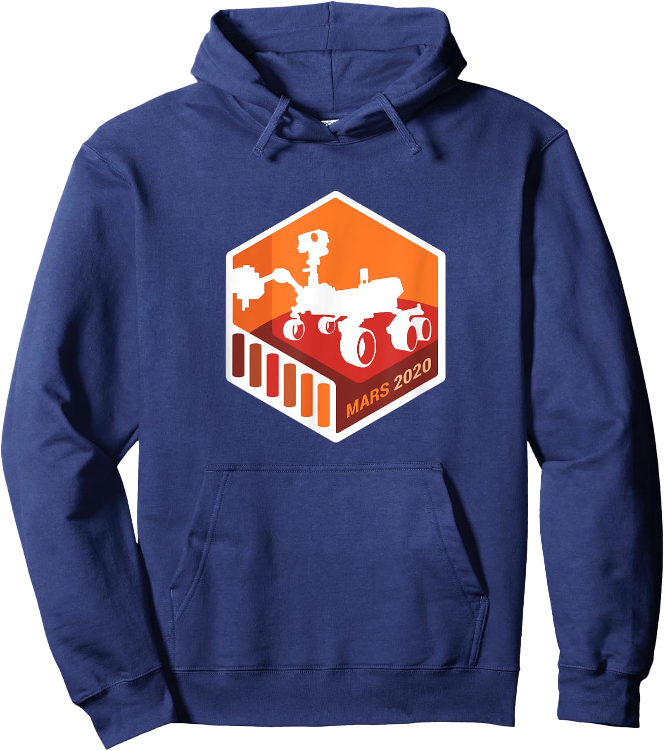 NASA JPL Mars 2020 Rover Mission Mars Exploration Program Hoodie - Hoodie | Navy