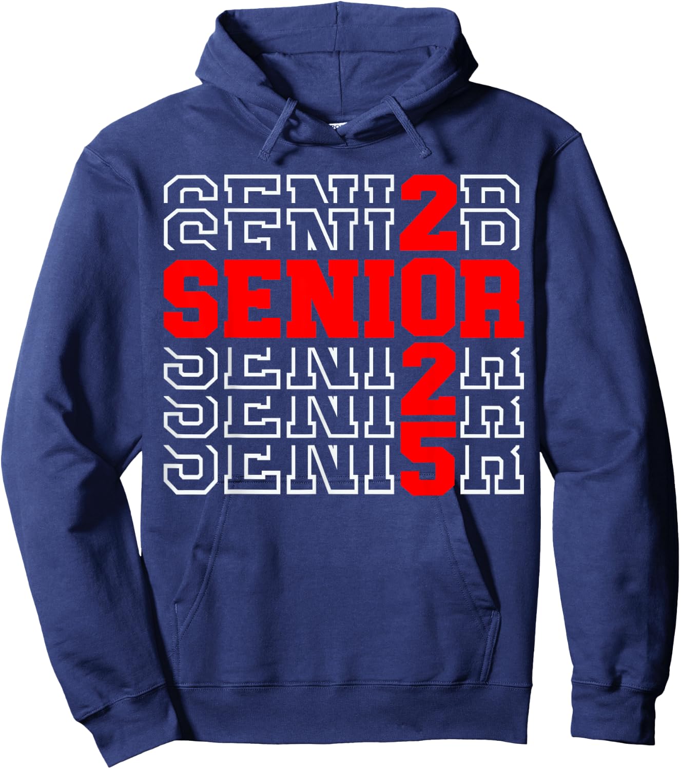 Senior 2025 Graduation 2025 Class of 2025 Hoodie - Hoodie | Navy