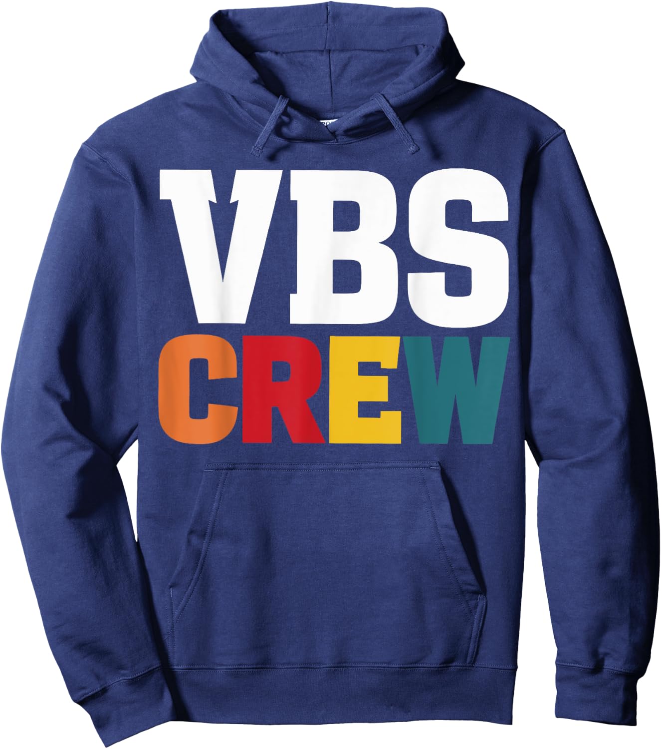 VBS Crew Faith-Based Gathering Sunday School Teacher Women Kids Hoodie - Hoodie | Navy