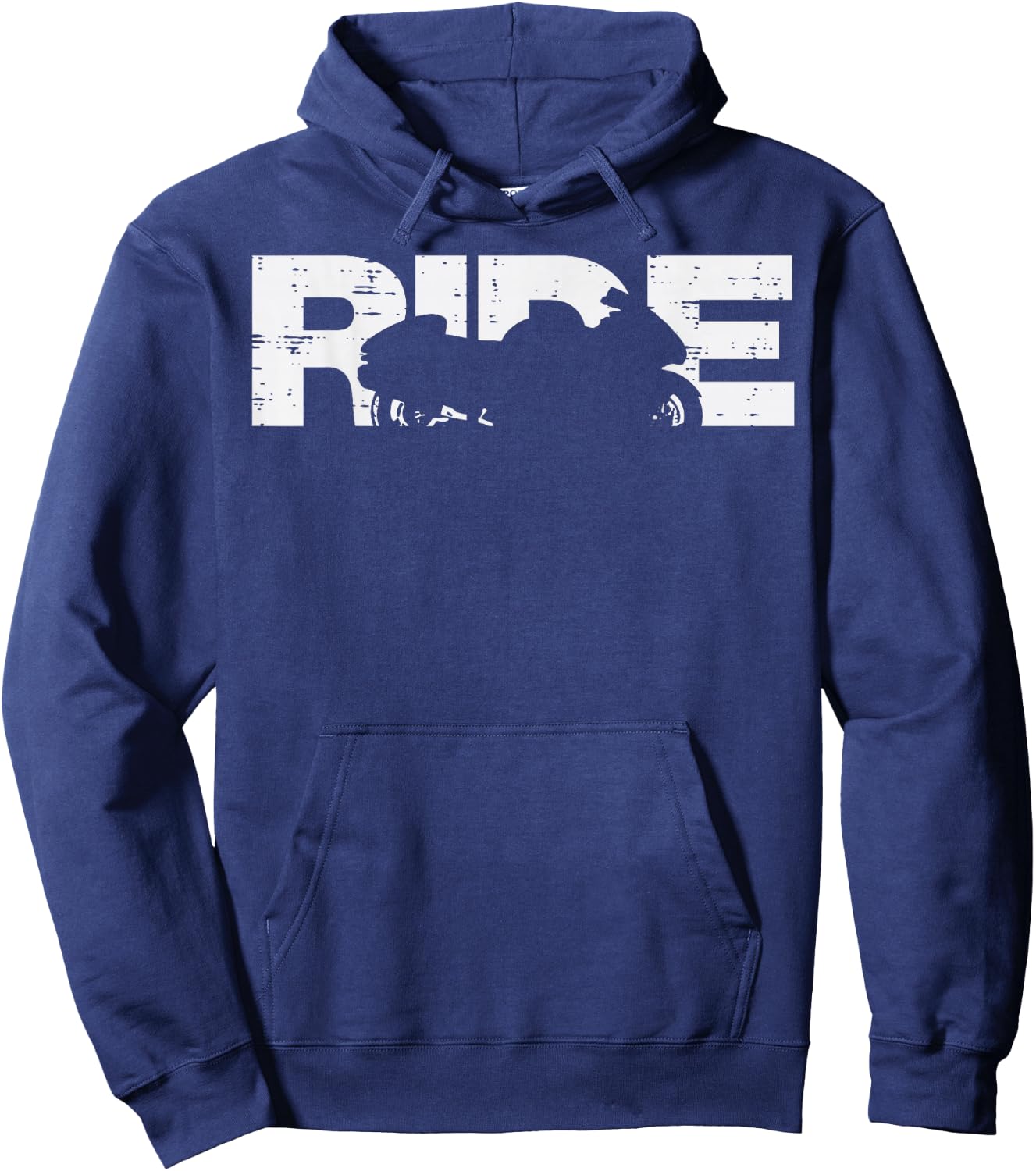 Biker Ride Motorcycle Motorbike Men Women Boys Kids Youth Hoodie - Hoodie | Navy