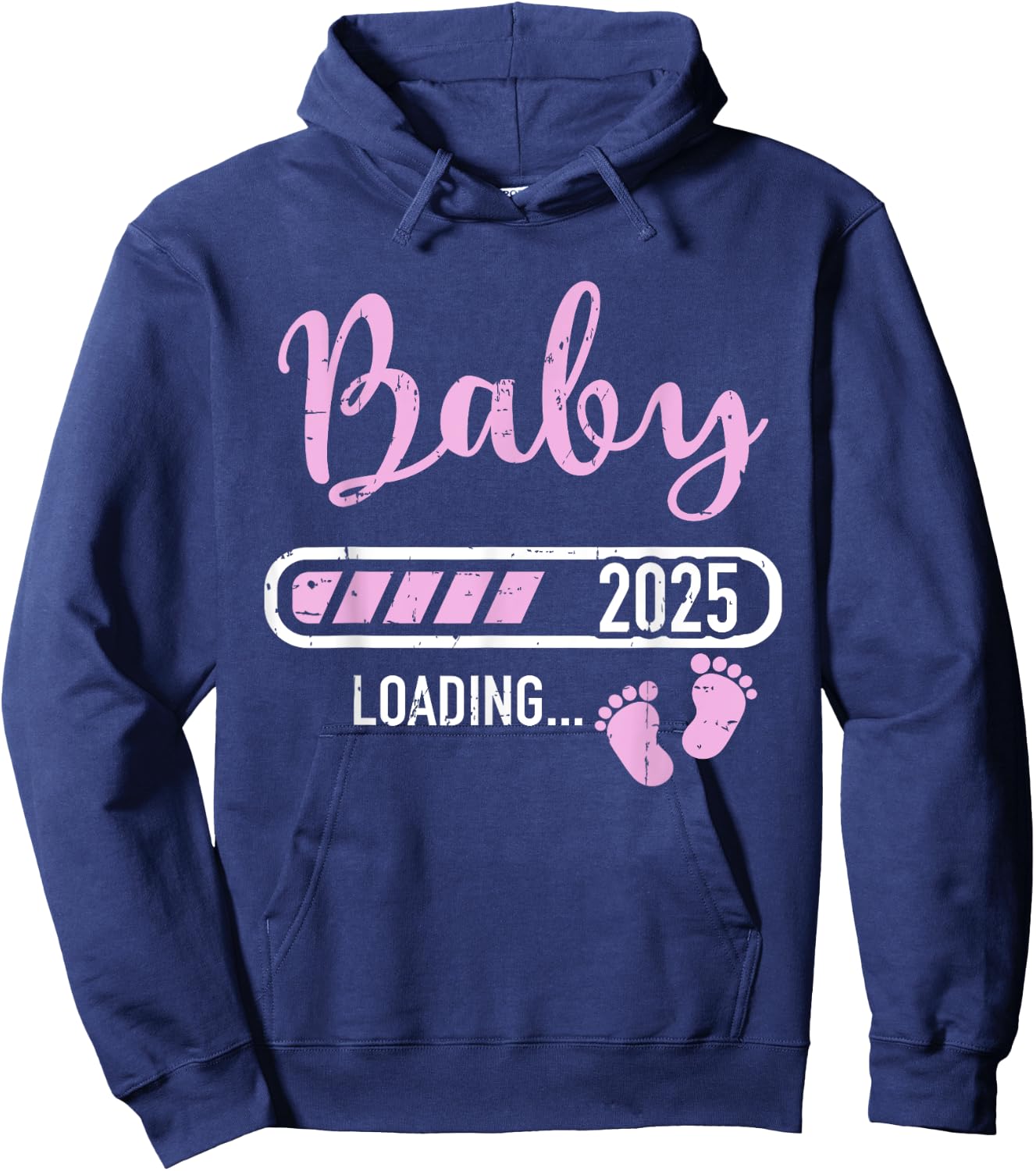 Baby loading 2025 for pregnancy announcement Hoodie - Hoodie | Navy