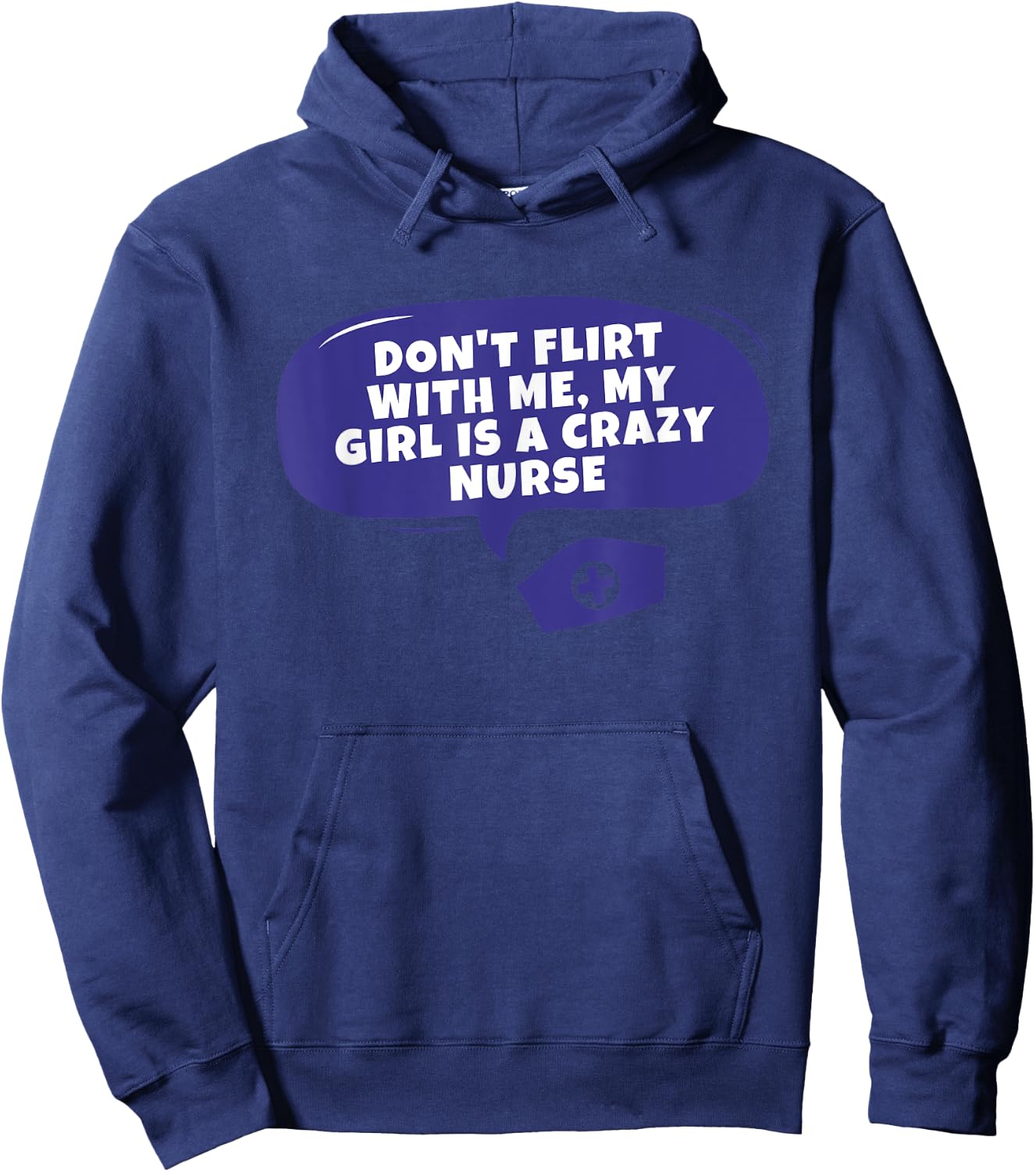 My Girlfriend Is A Nurse Funny Quote Boyfriend of a Nurse Hoodie - Hoodie | Navy
