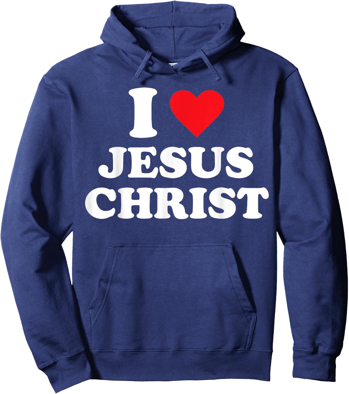 I Heart Jesus Christ Hoodie - Hoodie | Navy