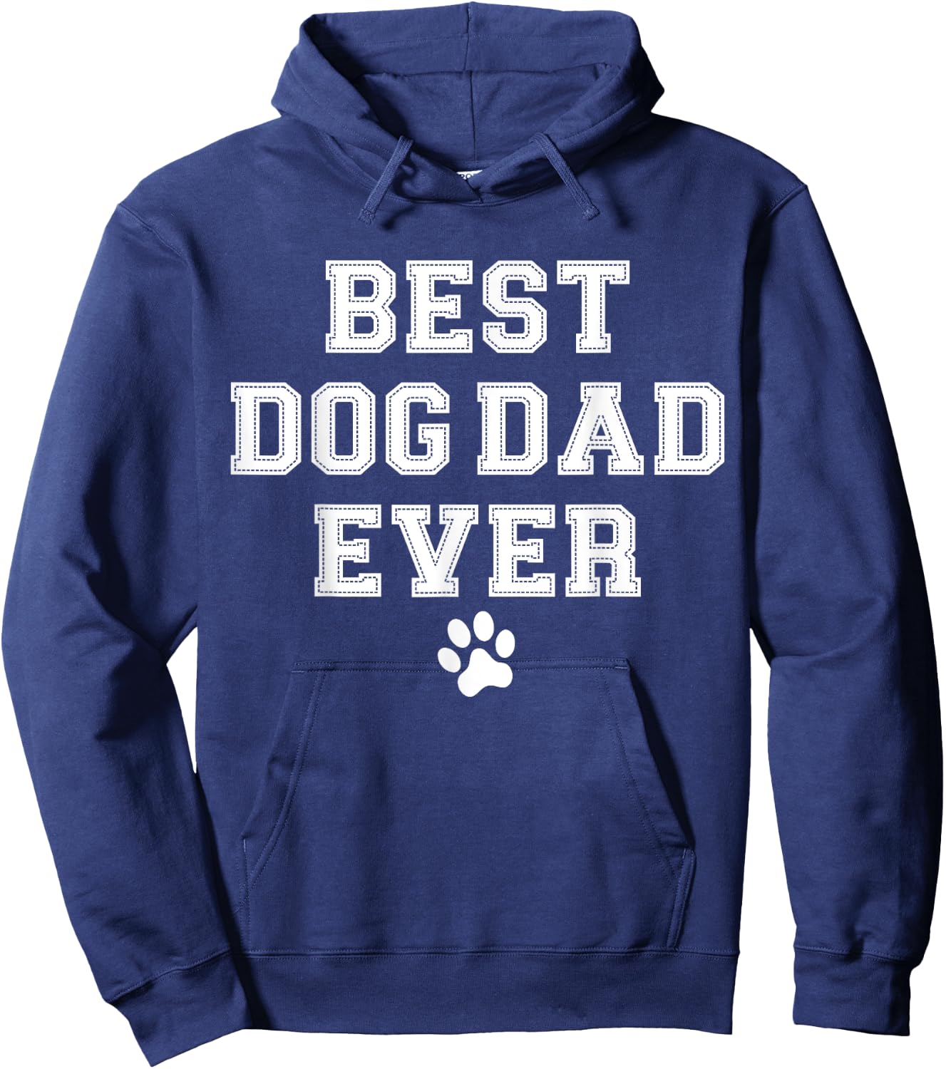 Best Dog Dad Ever Hoodie - Hoodie | Navy