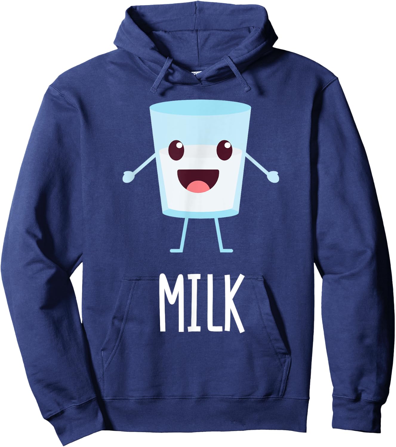 Milk & Cookies Matching Couple Halloween Best Friends Hoodie - Hoodie | Navy