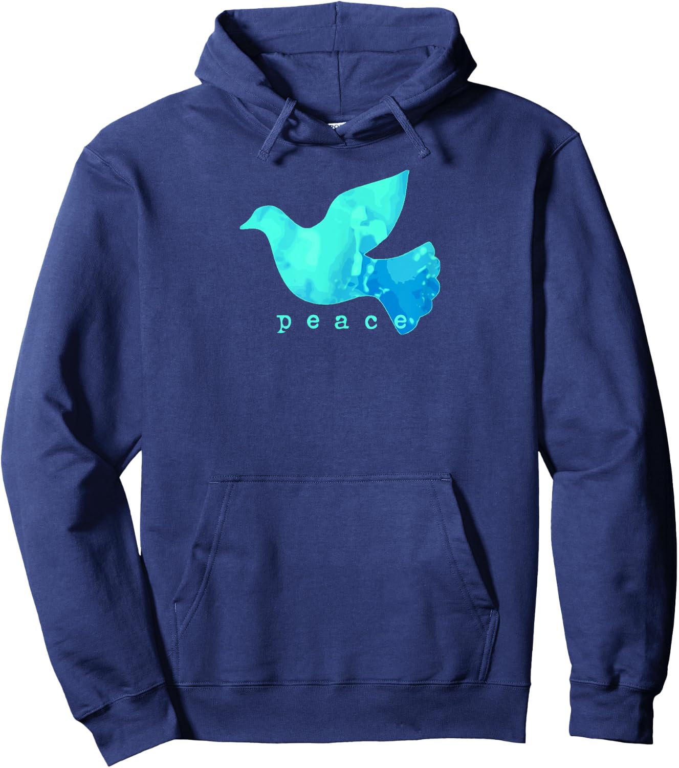 Dove Of Peace Blue Bird Affirmation Shirt Hoodie - Hoodie | Navy