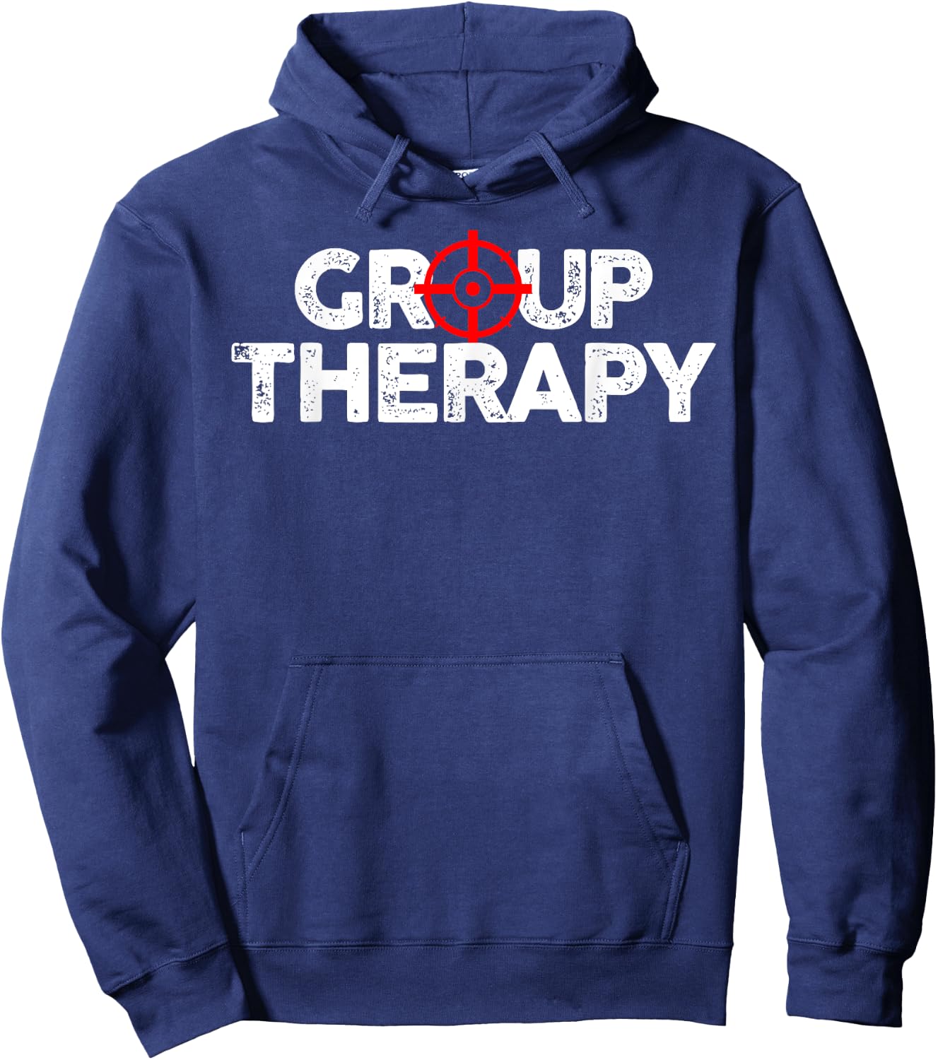 Gun Range Group Therapy Target Shooting Funny Hoodie - Hoodie | Navy