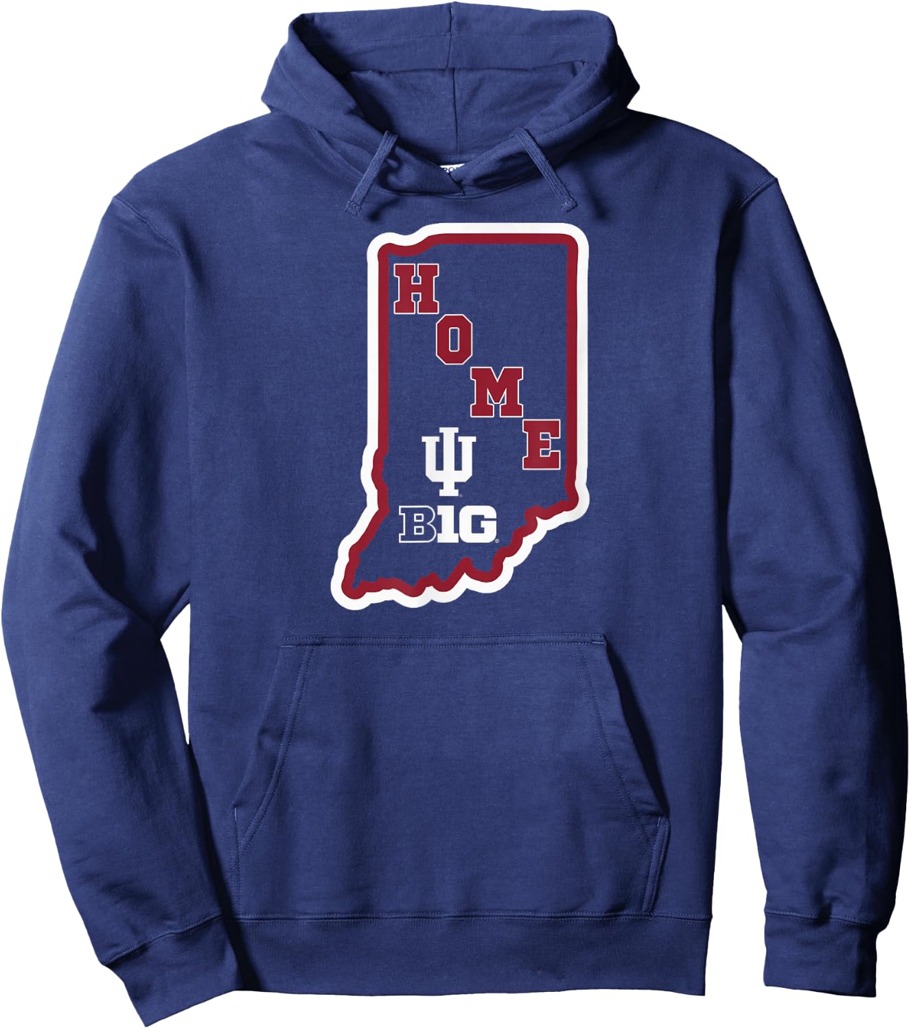 Indiana Hoosiers Big 10 Home State Officially Licensed Hoodie - Hoodie | Navy