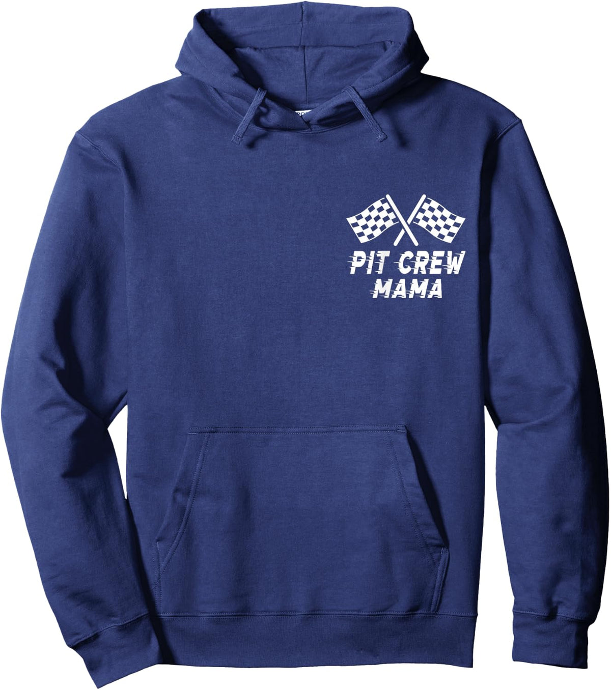 Mama Pit Crew Birthday Party Costume For Race Car Parties Hoodie - Hoodie | Navy