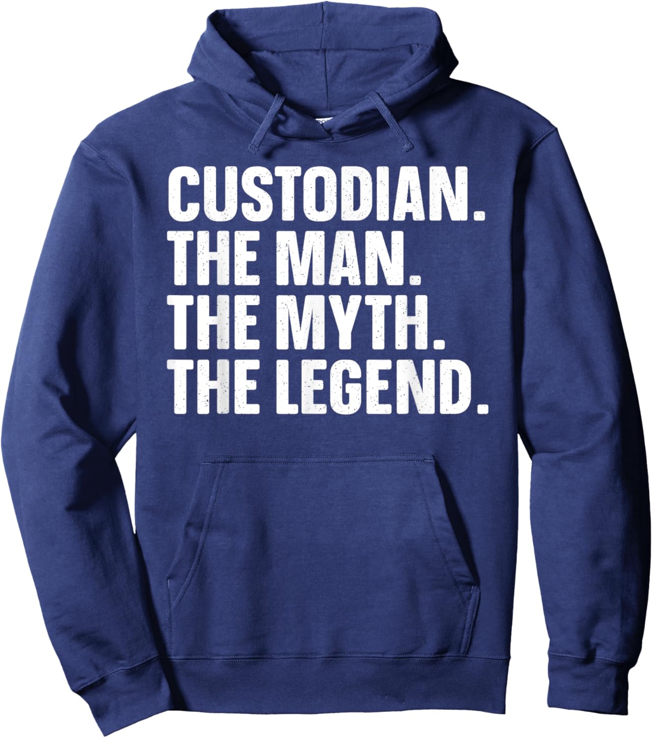 Custodian Art Janitor School Custodian Appreciation Hoodie - Hoodie | Navy
